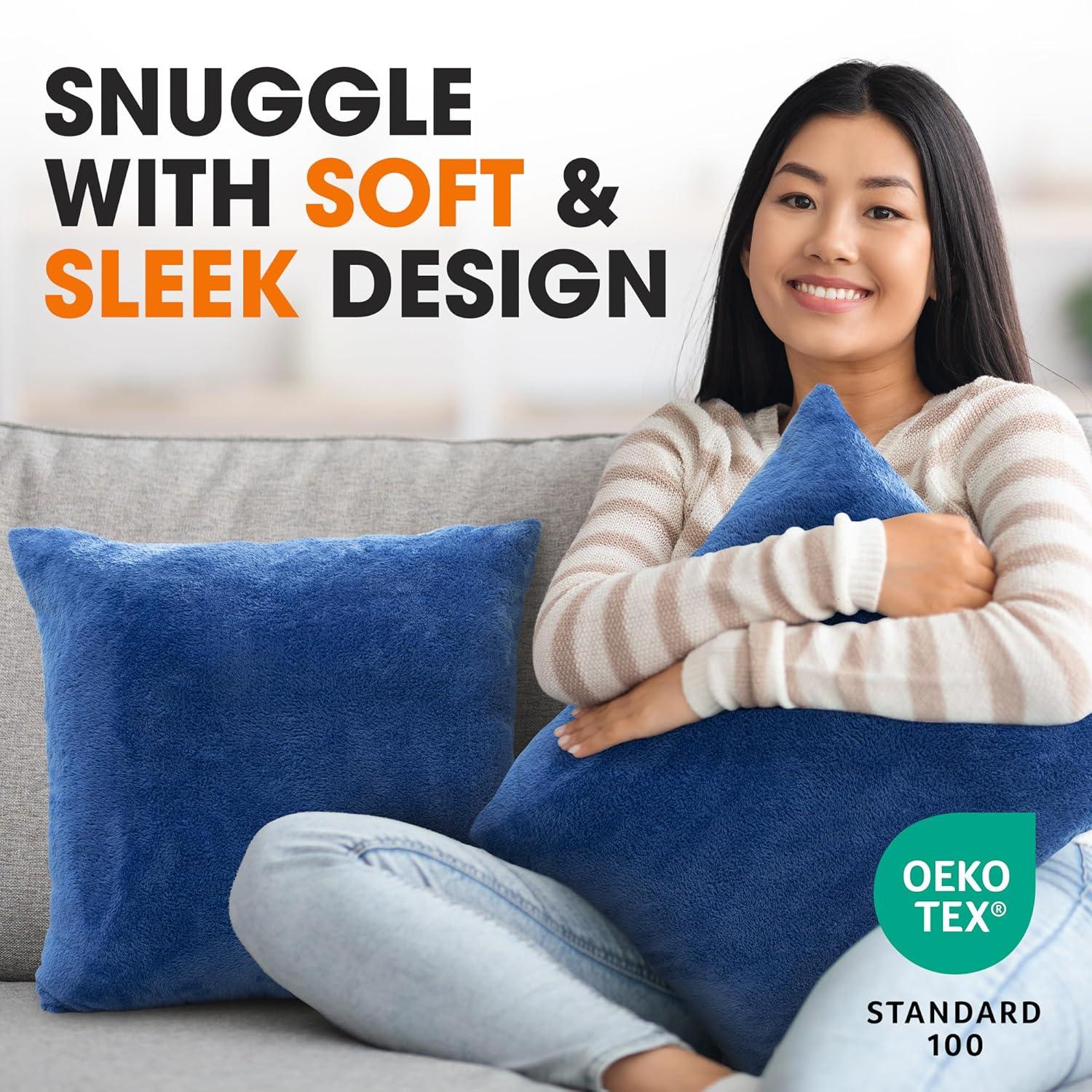 Cheer Collection Reversible Throw Pillow (Set of 2)