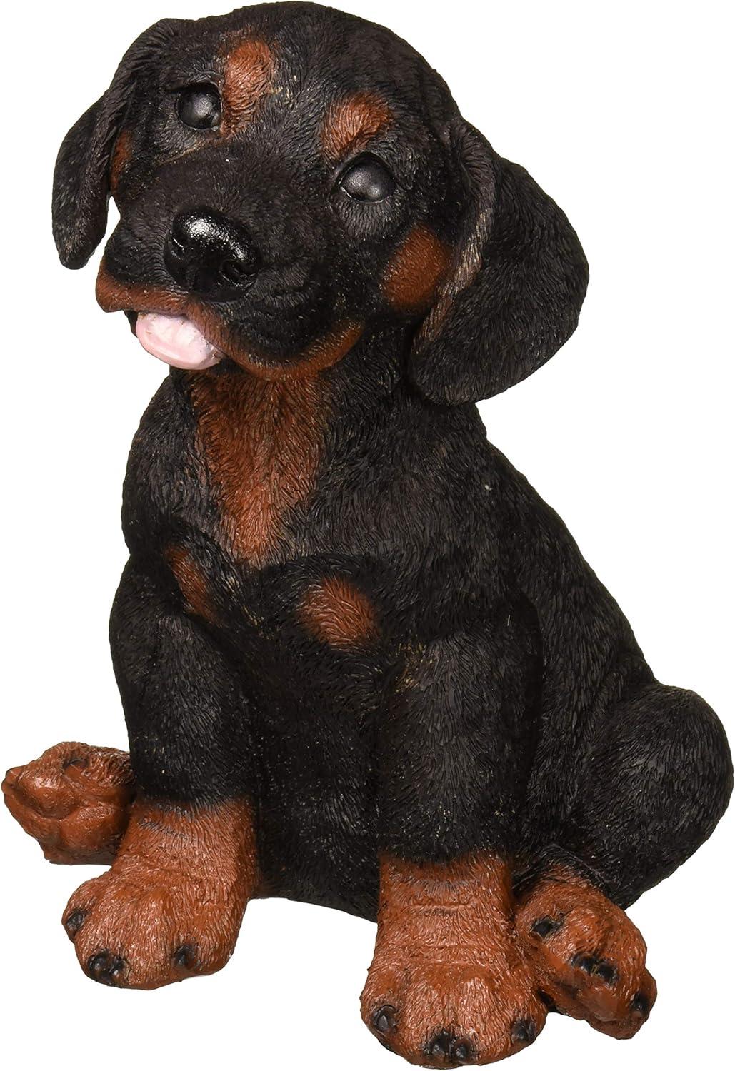 Design Toscano Rotweiler Puppy Dog Figurine & Reviews | Wayfair