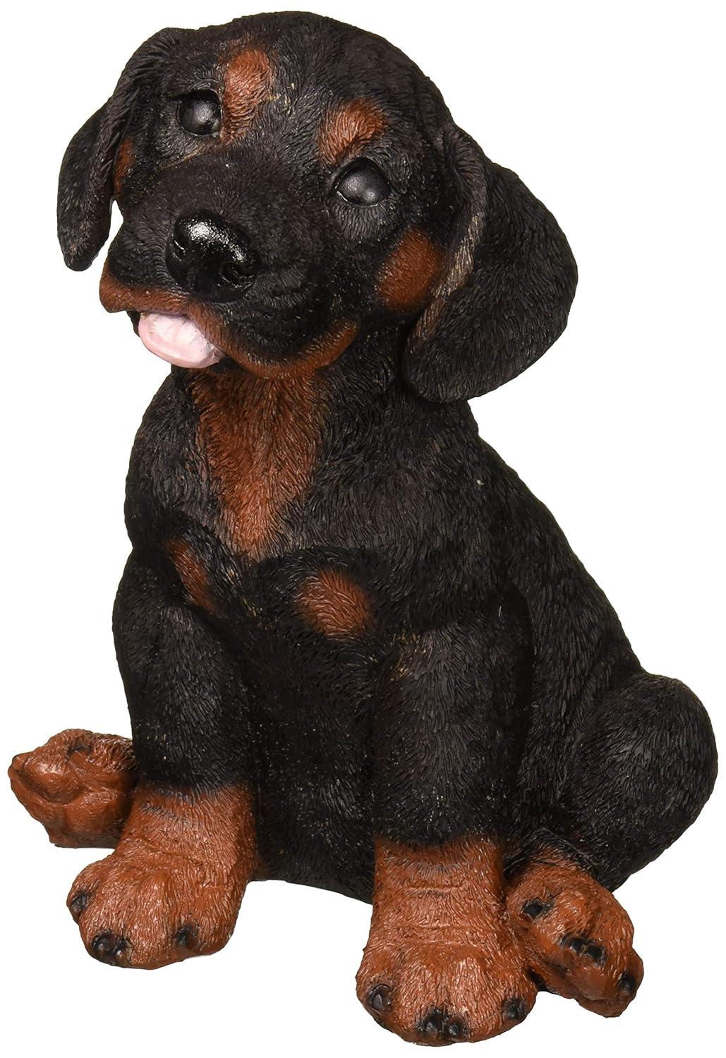 Design Toscano Rotweiler Puppy Dog Figurine & Reviews | Wayfair