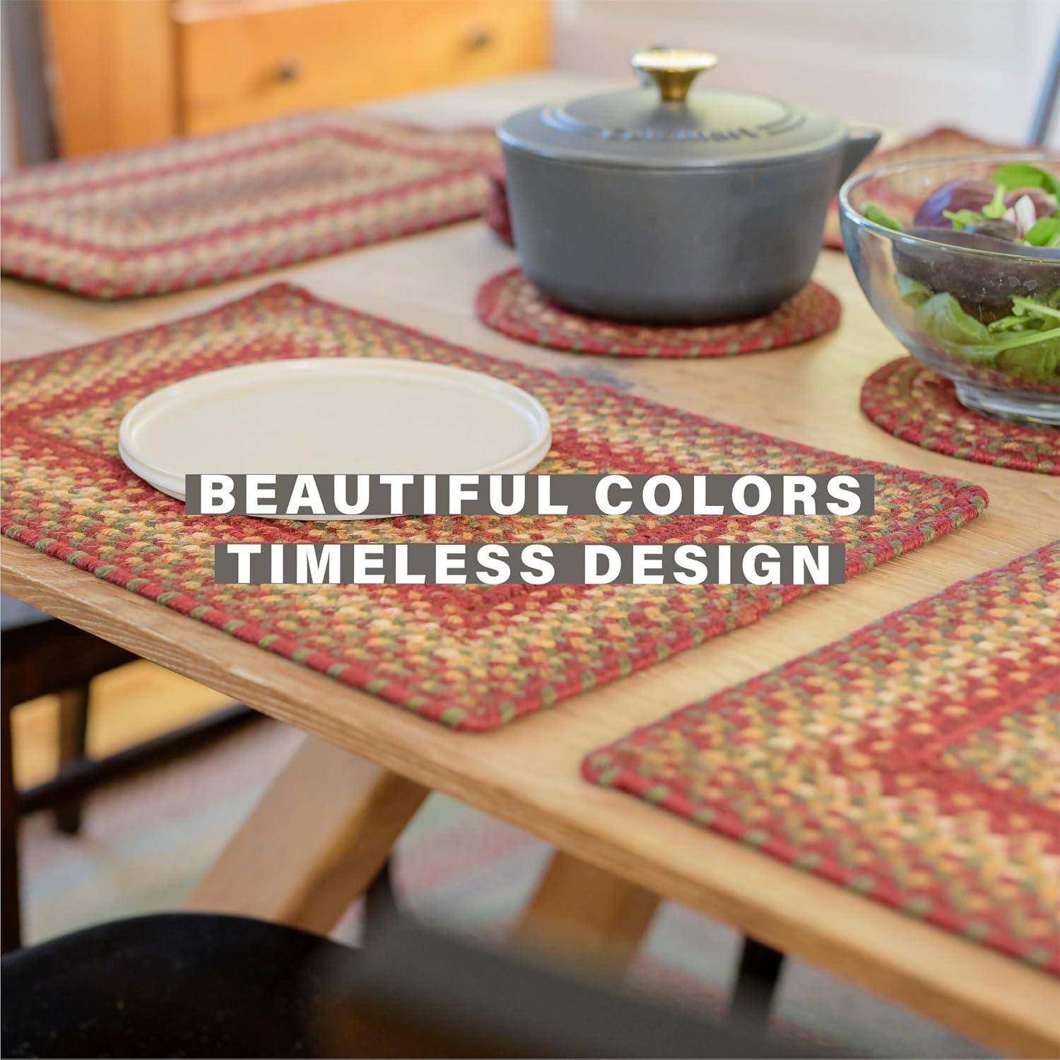 Homespice - Denim Blue Runner for Table 11x36 inches, a Long and Thick Table Runner to Use as a Coastal Style Dinner Table Runner - Handmade from Premium Jute - Reversible and Durable Braided Runner