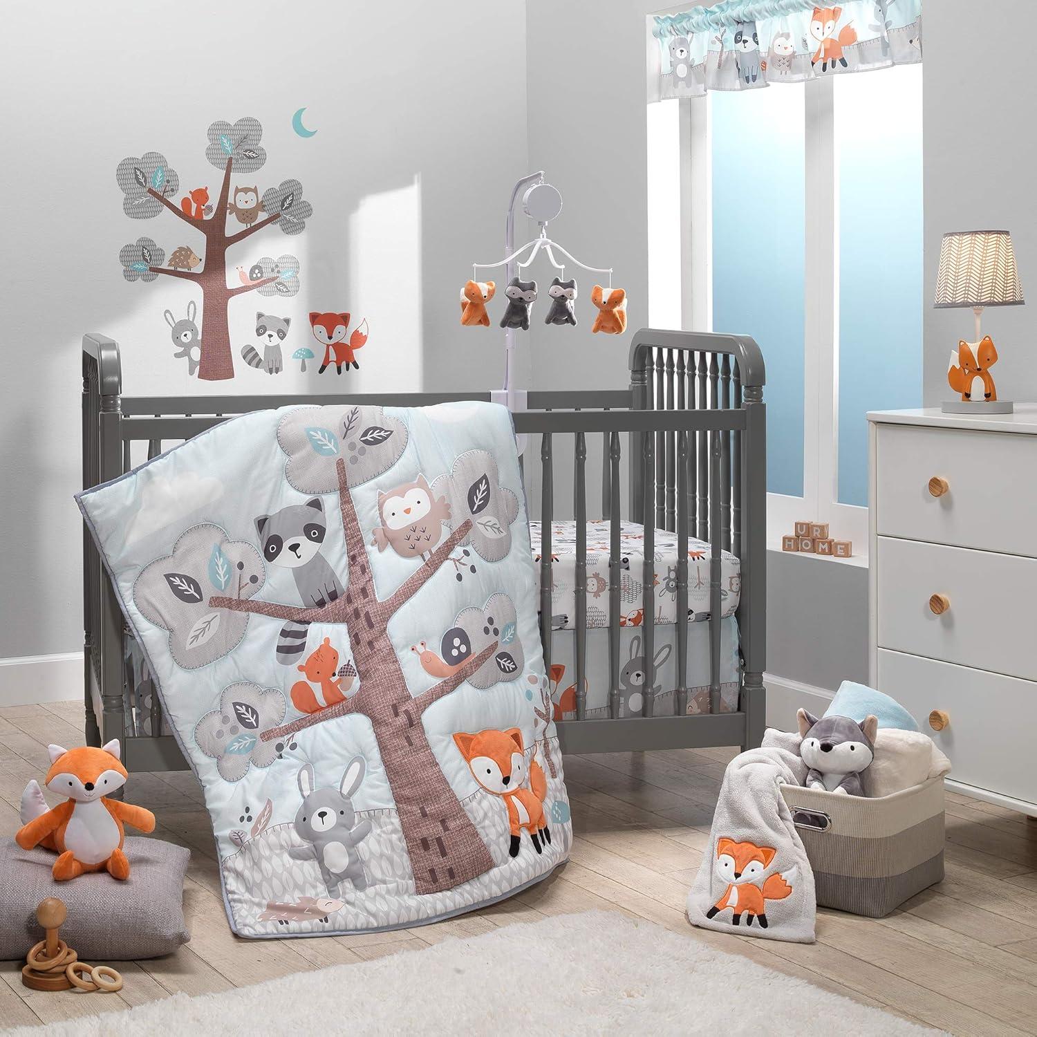 Bedtime Originals Woodland Friends 3 Piece Crib Bedding Set