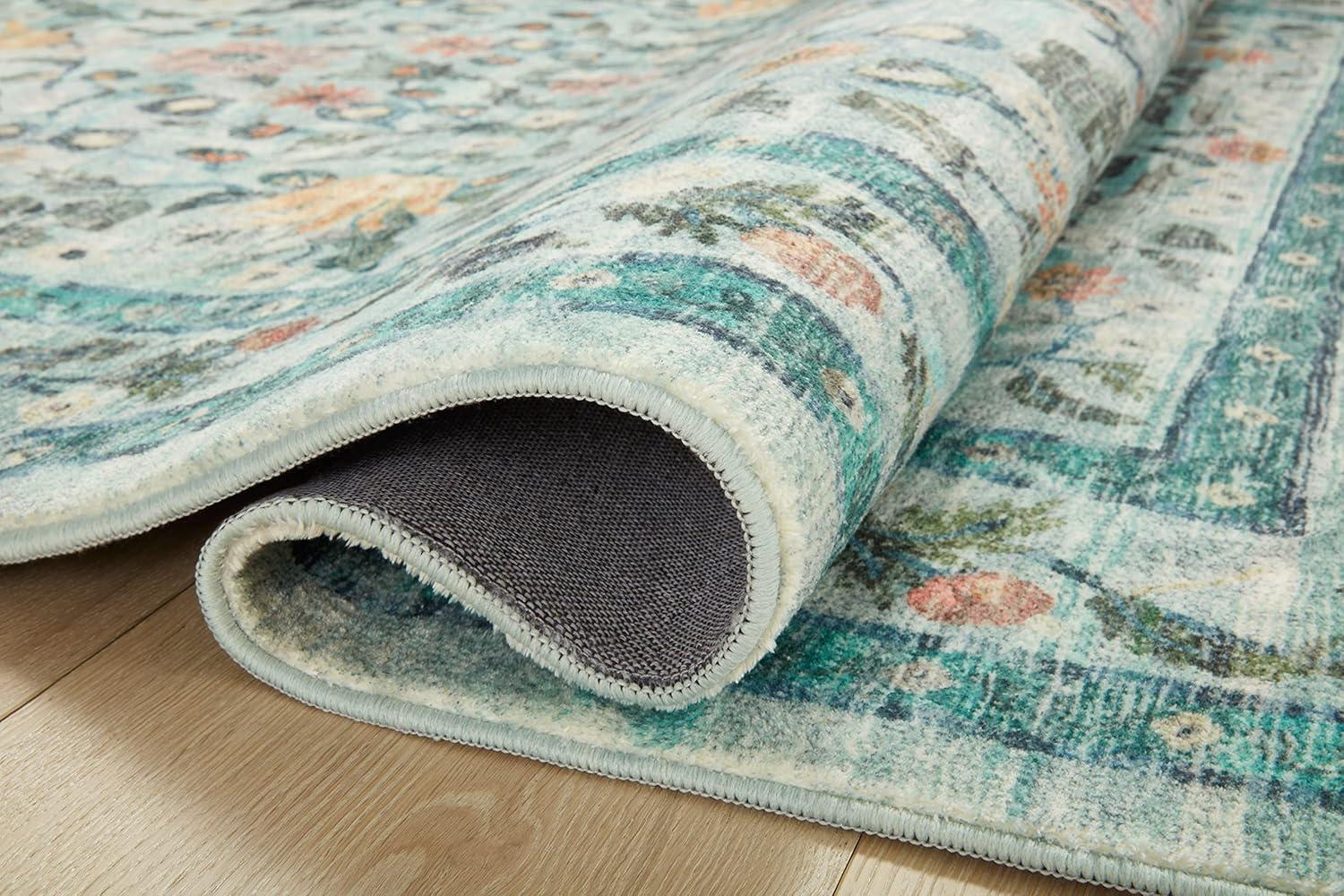 Rifle Paper Co. x Loloi Courtyard Sage Area Rug feat. CloudPile