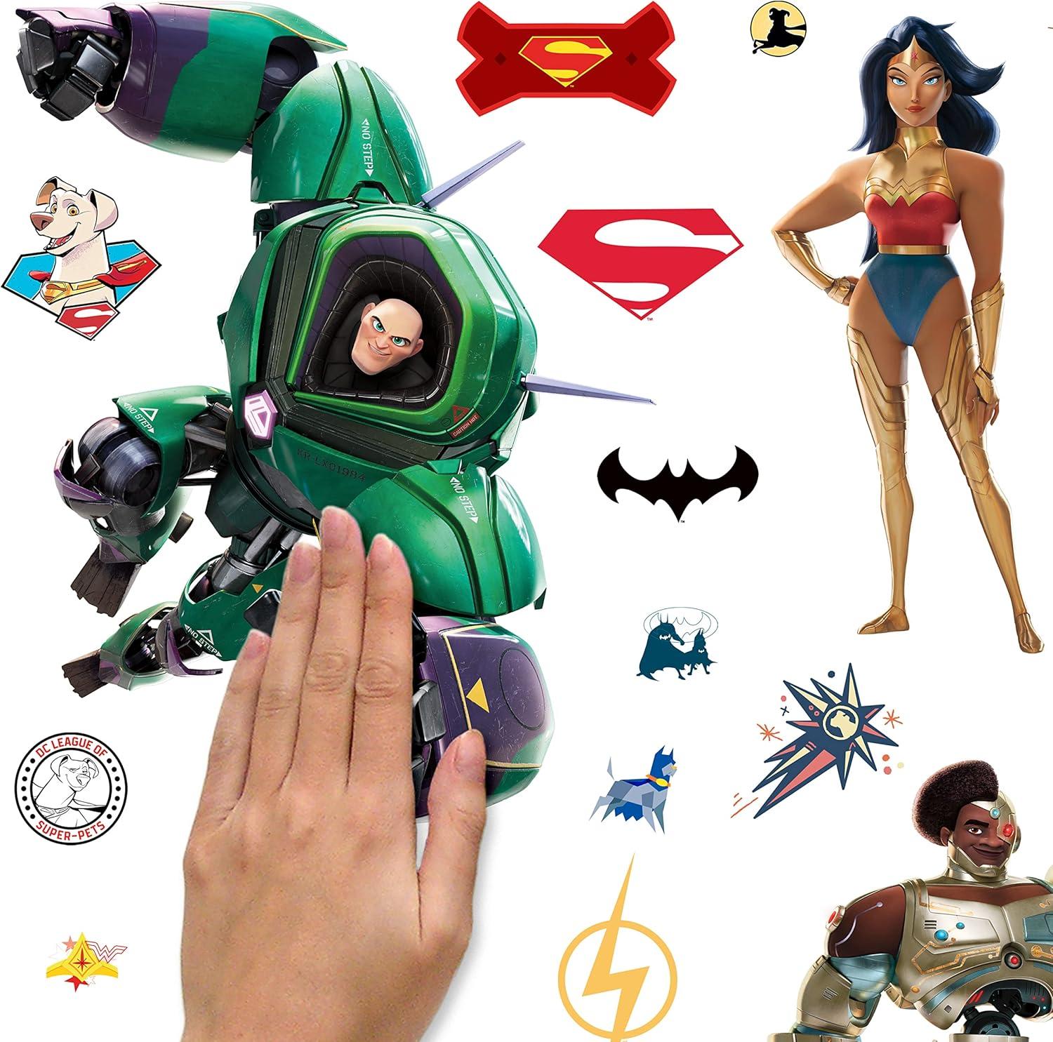 RoomMates DC League of Super-Pets Kids' Peel and Stick Wall Decals