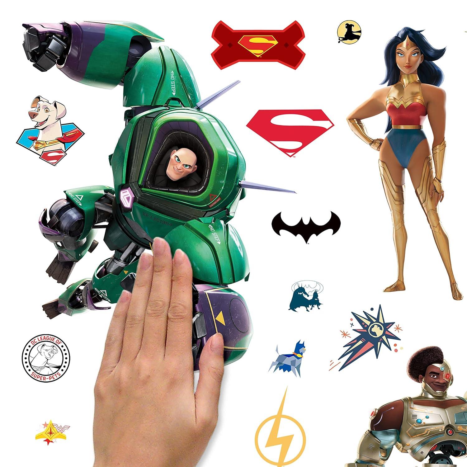 RoomMates DC League of Super-Pets Kids' Peel and Stick Wall Decals