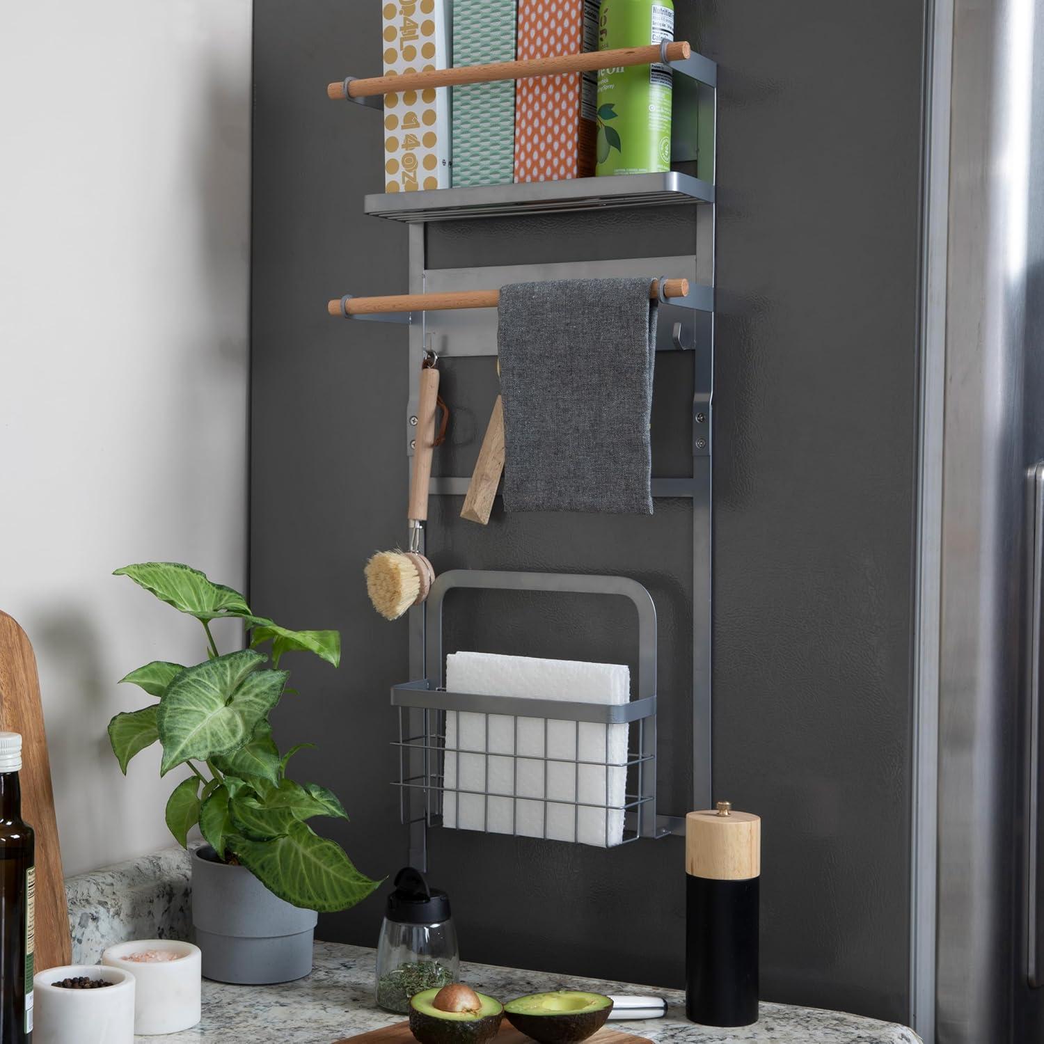 Metal Magnetic Spice Organizer, Grey