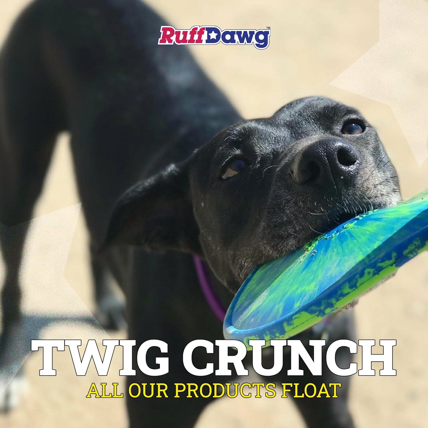 Ruff Dawg Crinkit Rubber Indestructible Retrieving Dog Toy for Water Bottles, Color Varies