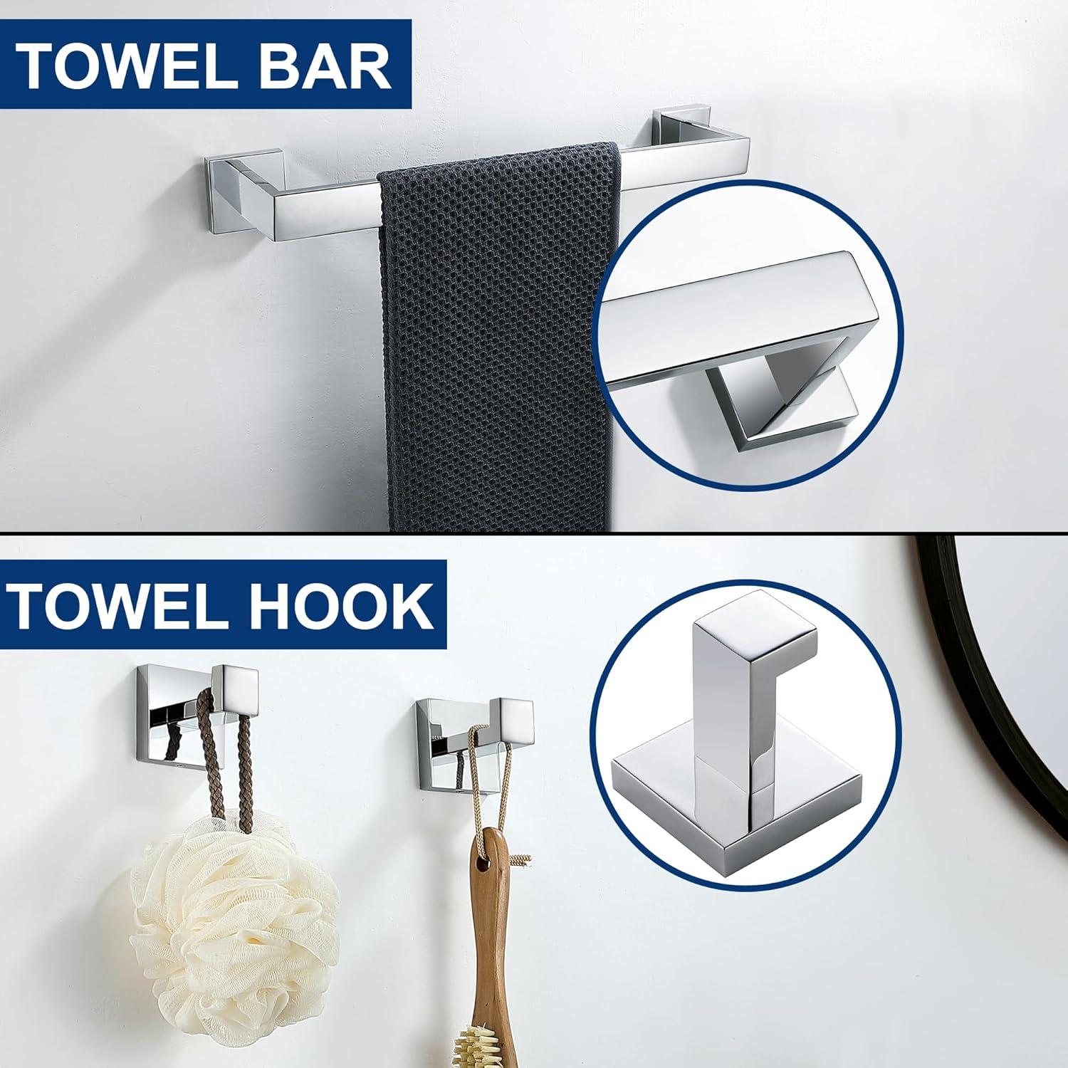 5-Piece Bathroom Hardware Set