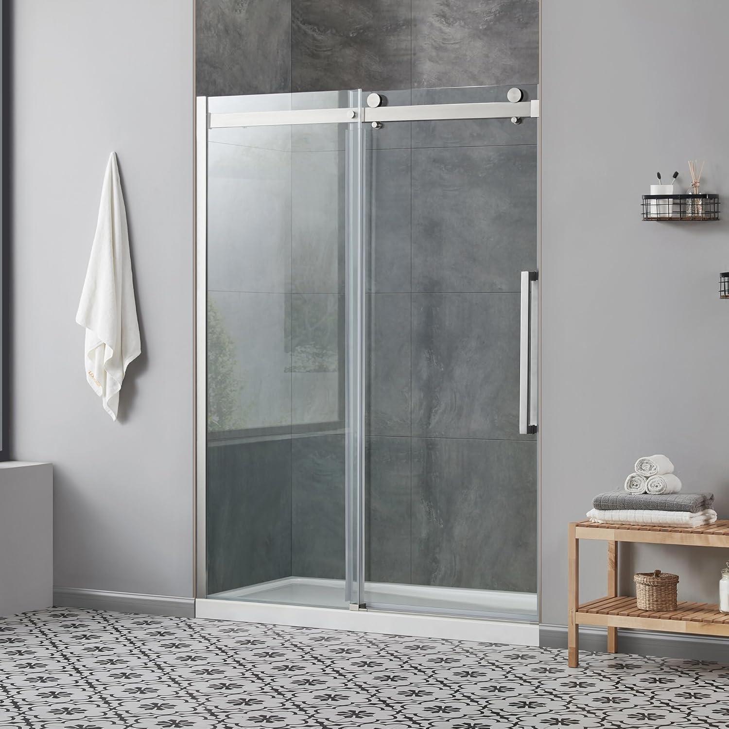 OVE Decors Bel Soft Close2-Piece 32" x 60" x 81" Base/Door Rectangular Alcove Shower Kit