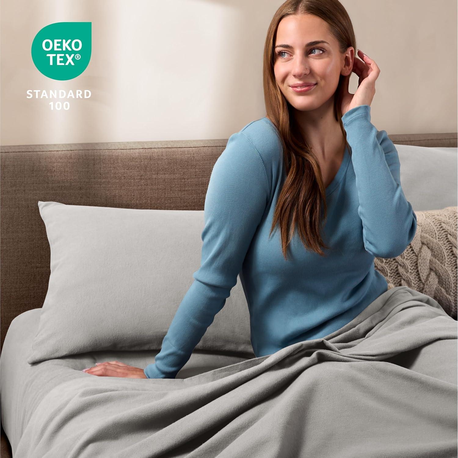 Bare Home 100% Cotton Flannel Pillowcase (Set of 2)