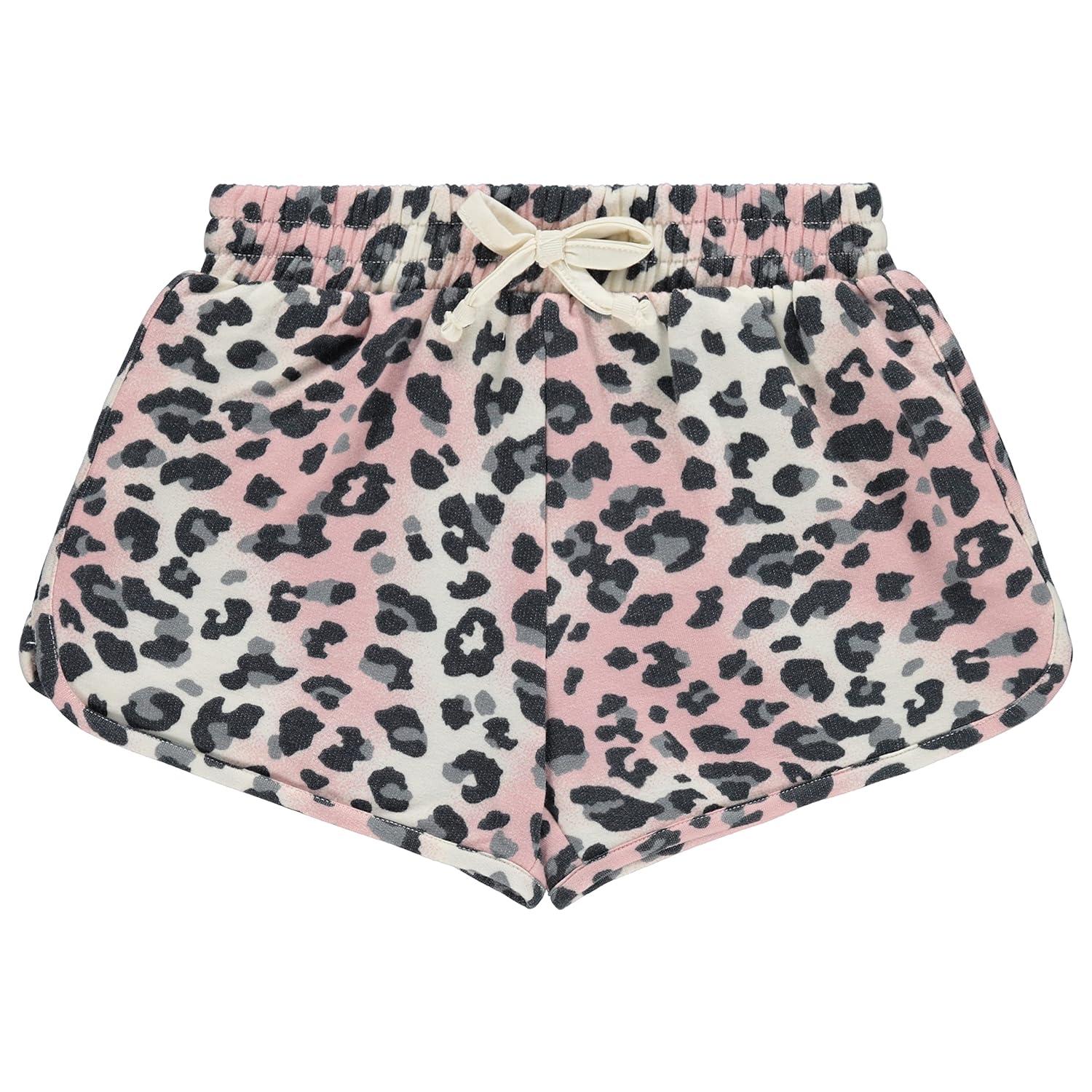 Girls' Pink and Gray Leopard Print Fashion Essentials - 4pc Set