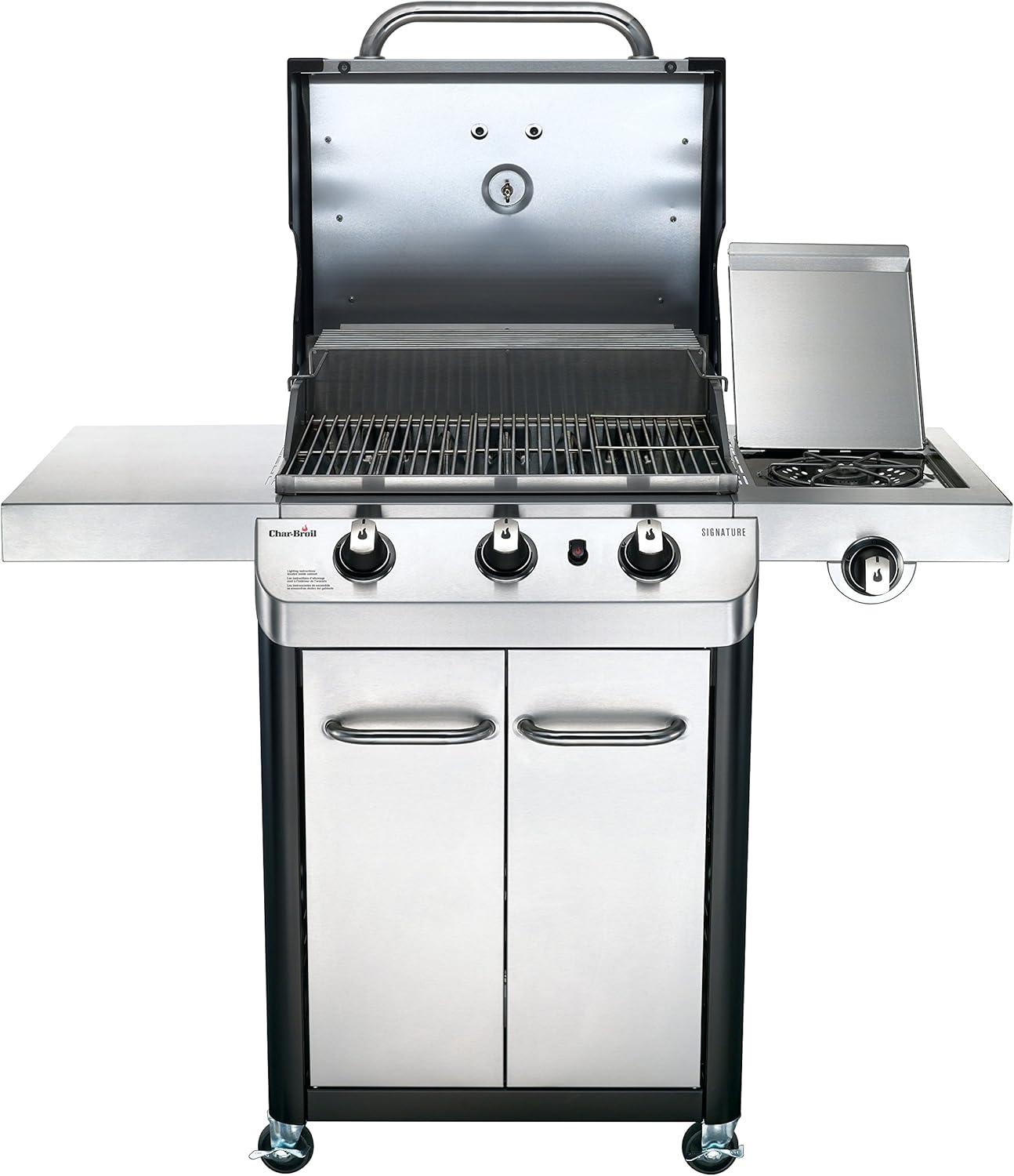 Char-Broil 3-Burner Propane Gas Grill with Cabinet