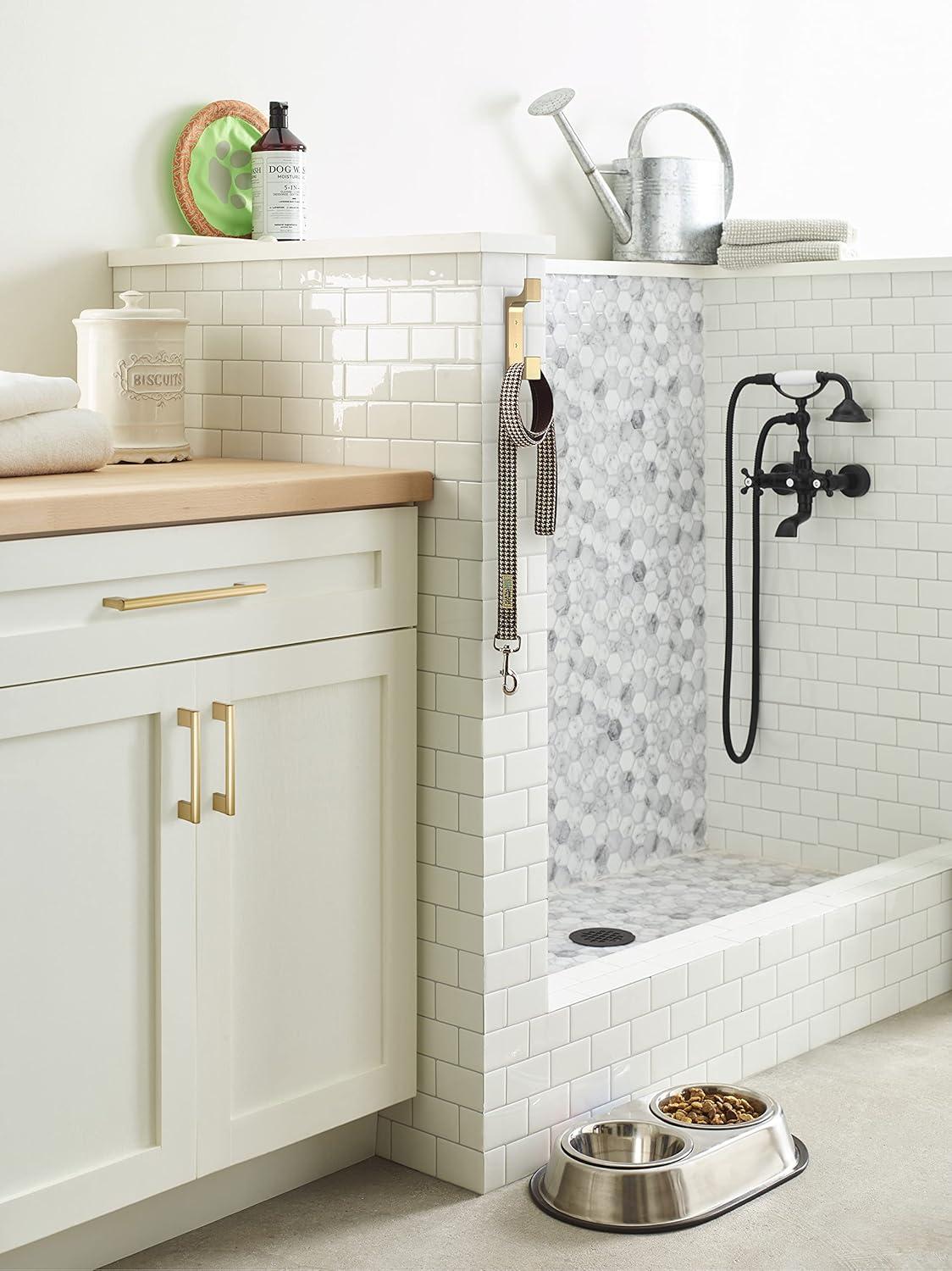 Bray Contemporary Double Prong Decorative Wall Hook