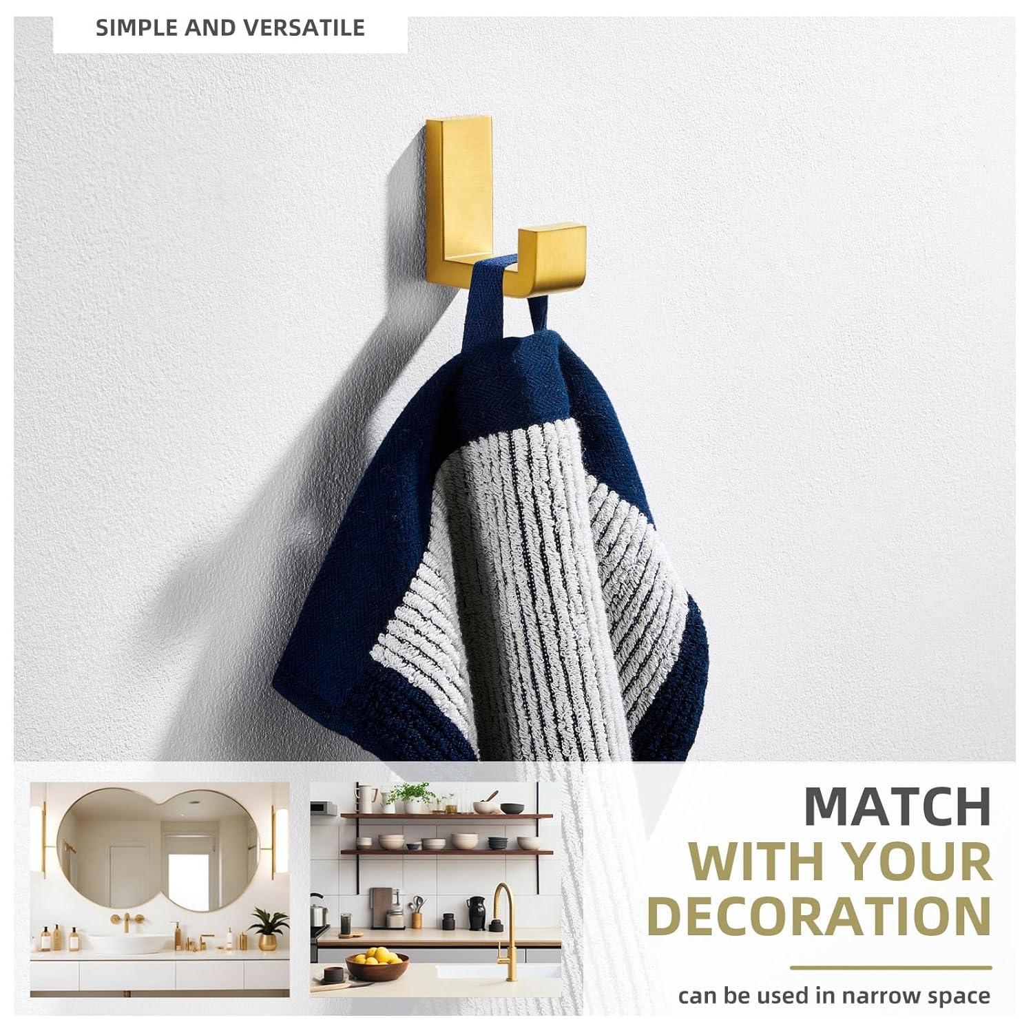 Stainless Steel Bathroom Wall Mounting Robe Hook