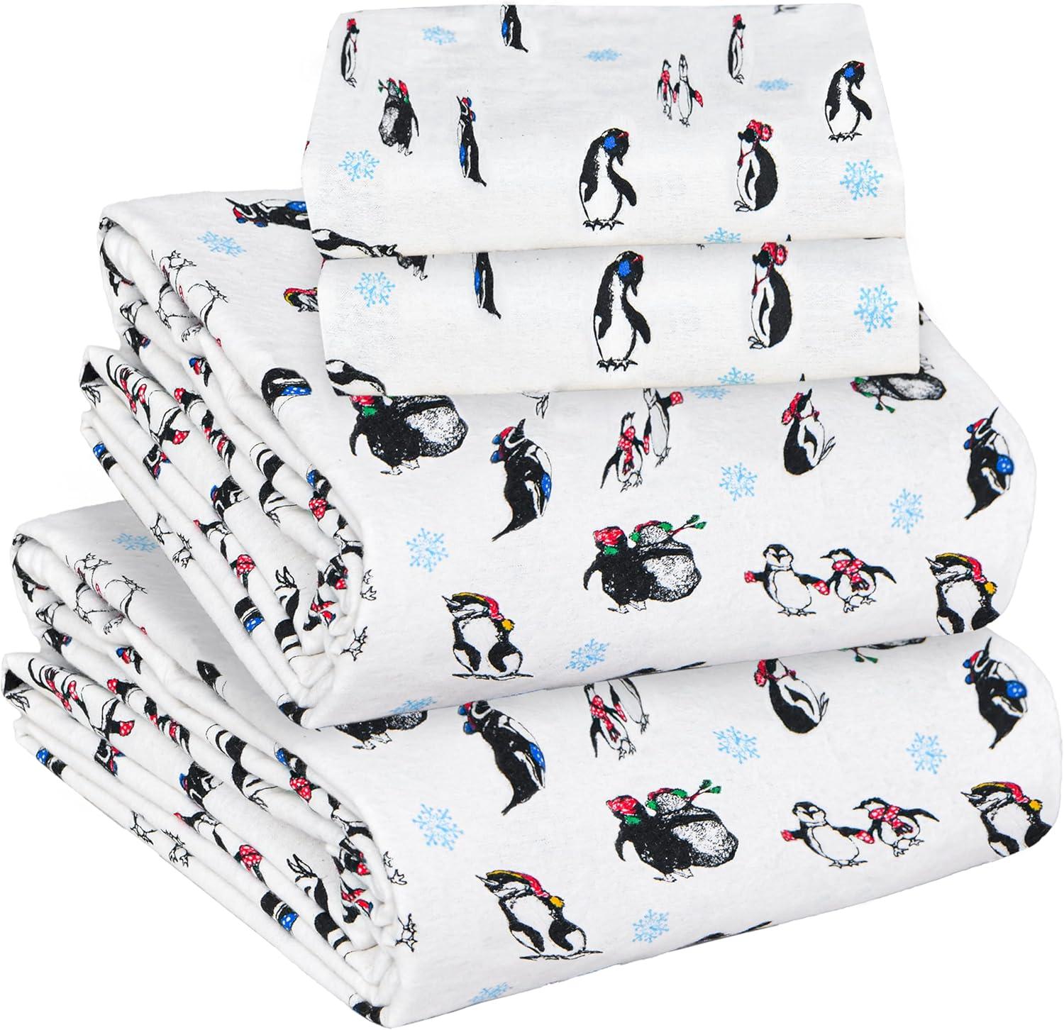 Enviohome Colyt 100% Cotton Flannel Sheet Set