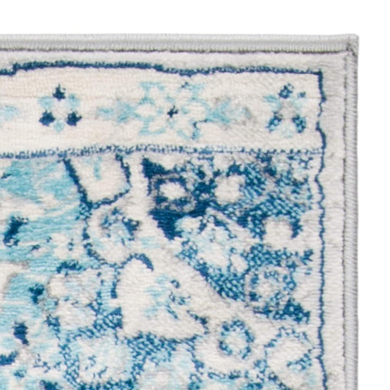 Brentwood BNT849 Power Loomed Area Rug - Navy/Light Grey - 8'x10' - Safavieh.