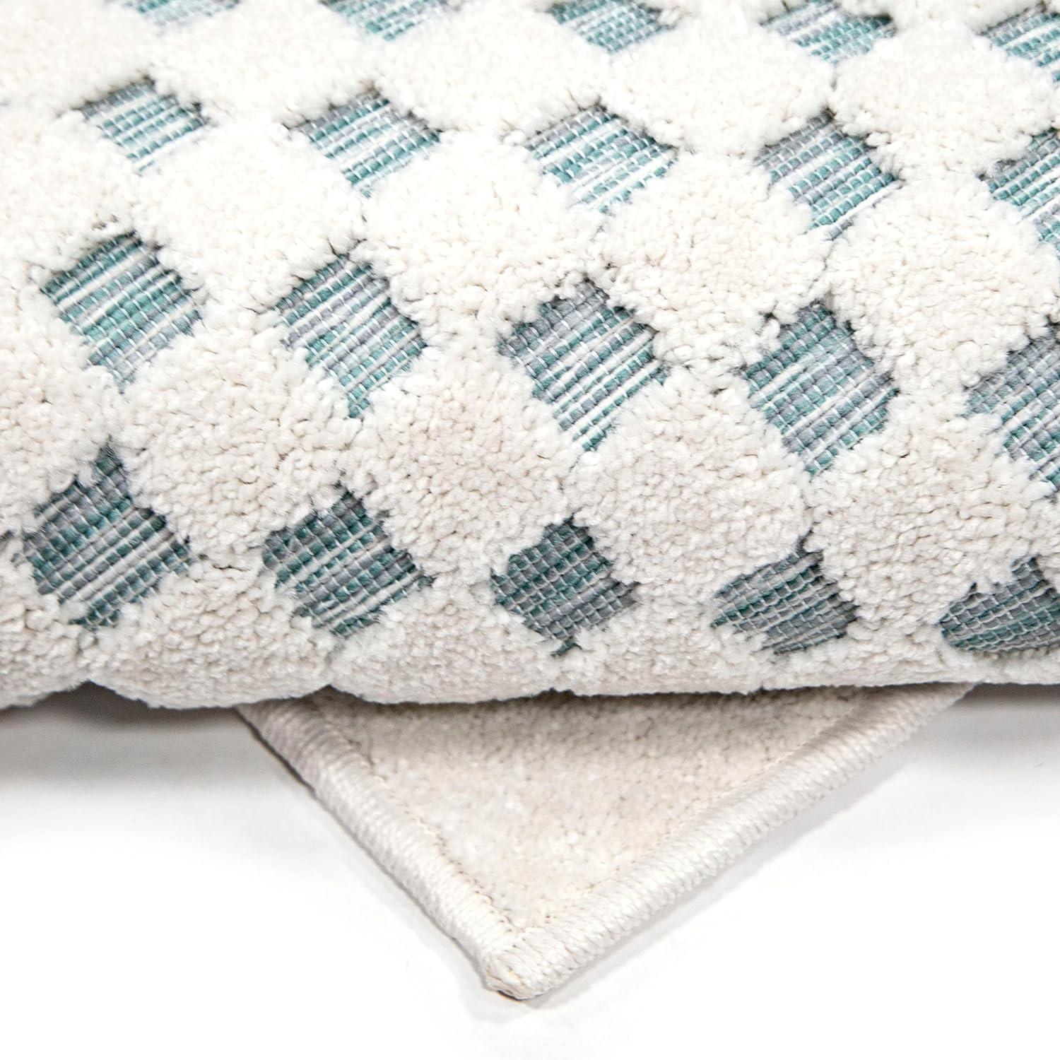 Simply Southern Cottage Lecompte Area Rug, 5' x 7', Light Blue