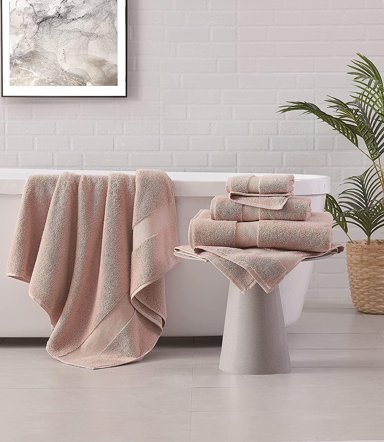 6pc Solid Turkish Cotton Bath Towel Set - Brooklyn Loom