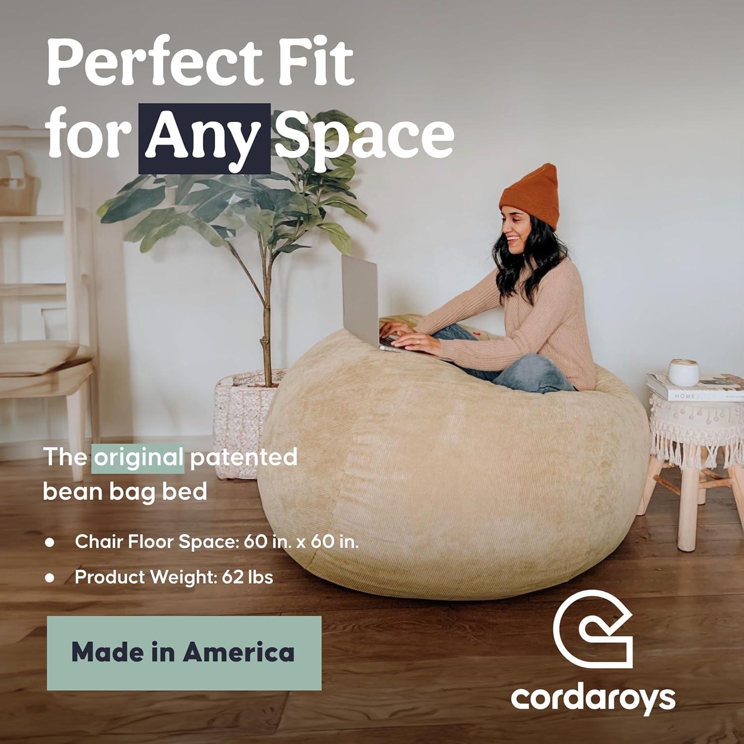 CordaRoy's CordaRoy's Corduroy Convertible Bean Bag Chair