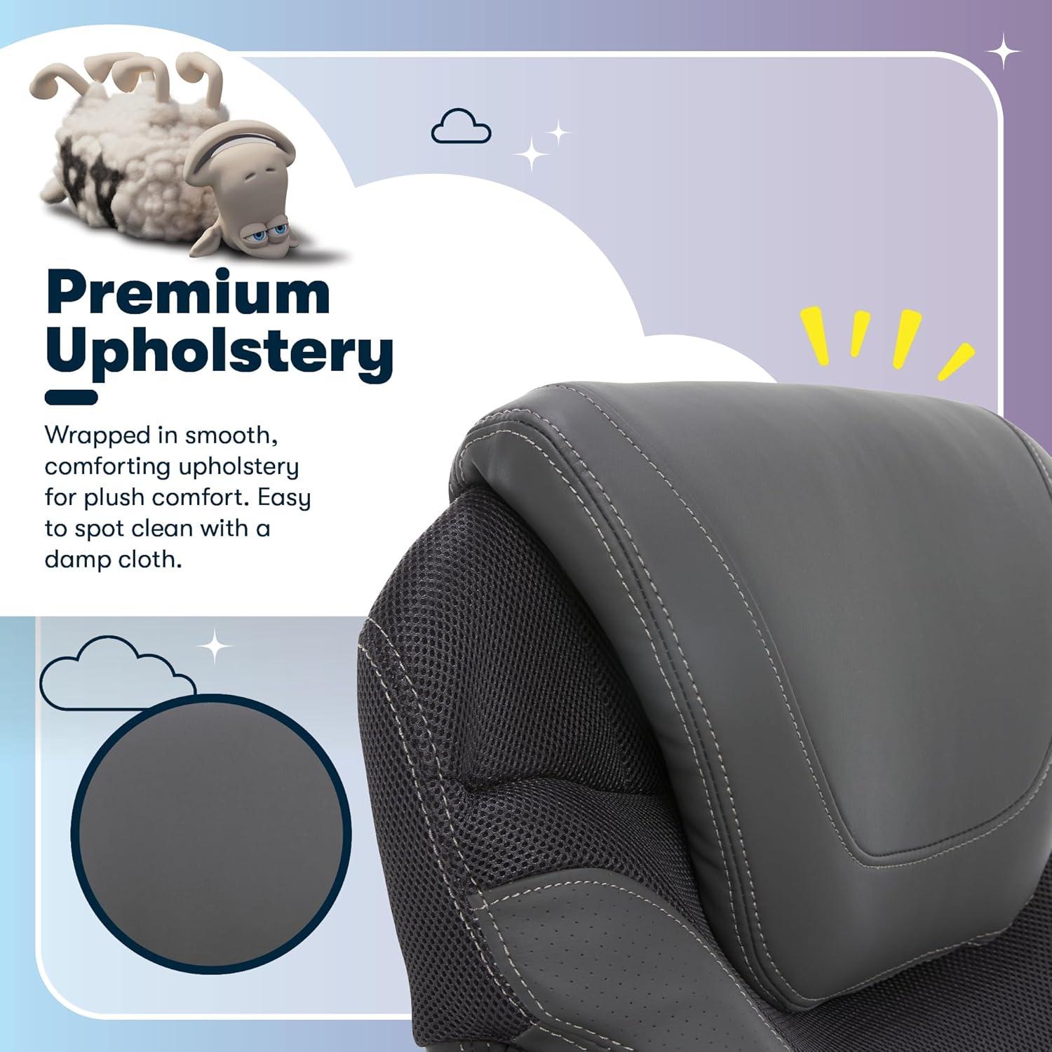 Serta Bryce Executive Office Chair with Patented AIR Lumbar Technology and Layered Body Pillows