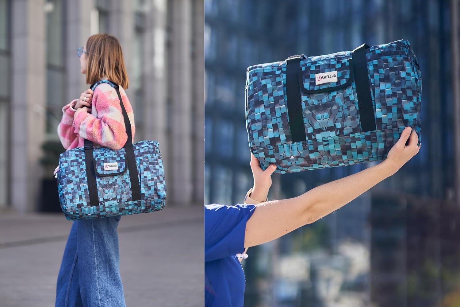 SHYLERO Nurse Bag with 21 Pockets - Big, Waterproof Medical Utility Tote for Daily Use