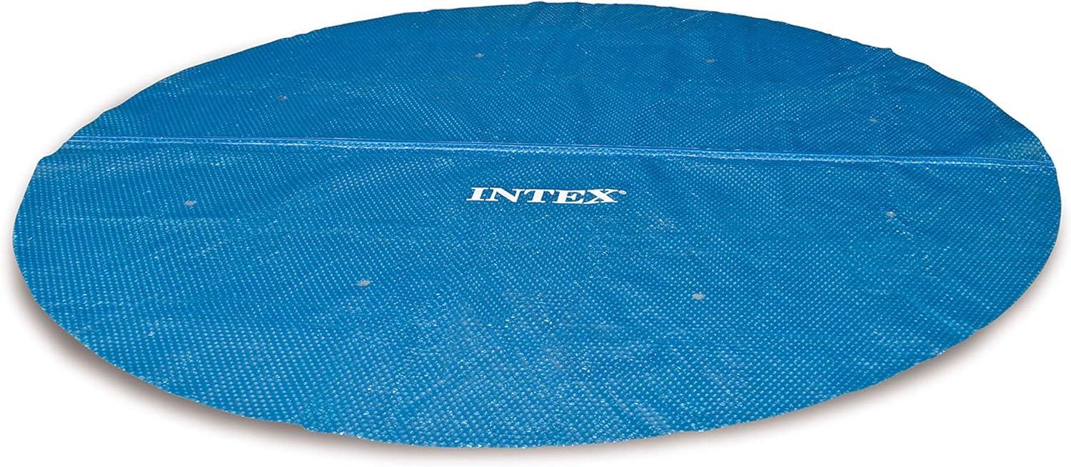 Intex Intex 29024E 16 Foot Above Ground Swimming Pool Solar Cover With Carry Bag, Blue