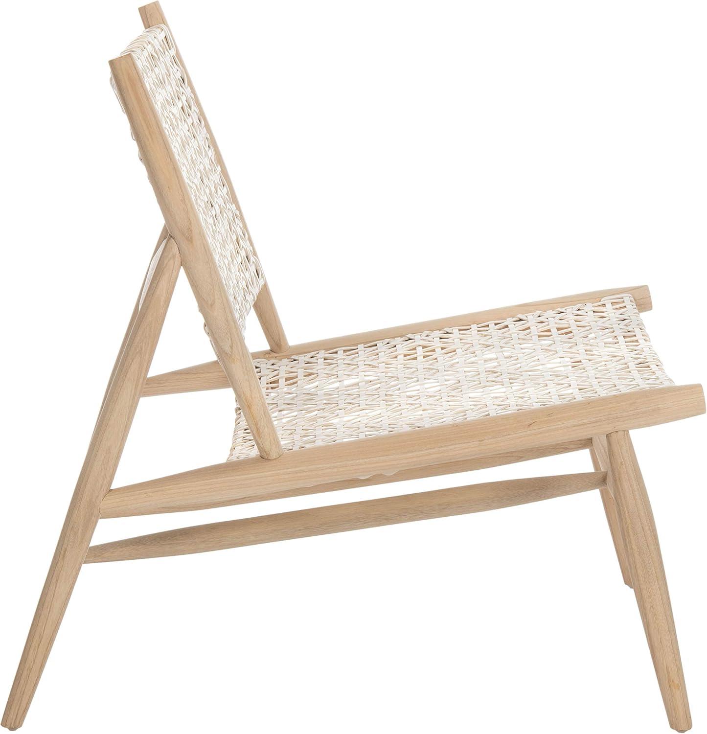 Bandelier Accent Chair - ACH1000 - Light Natural/White - Safavieh