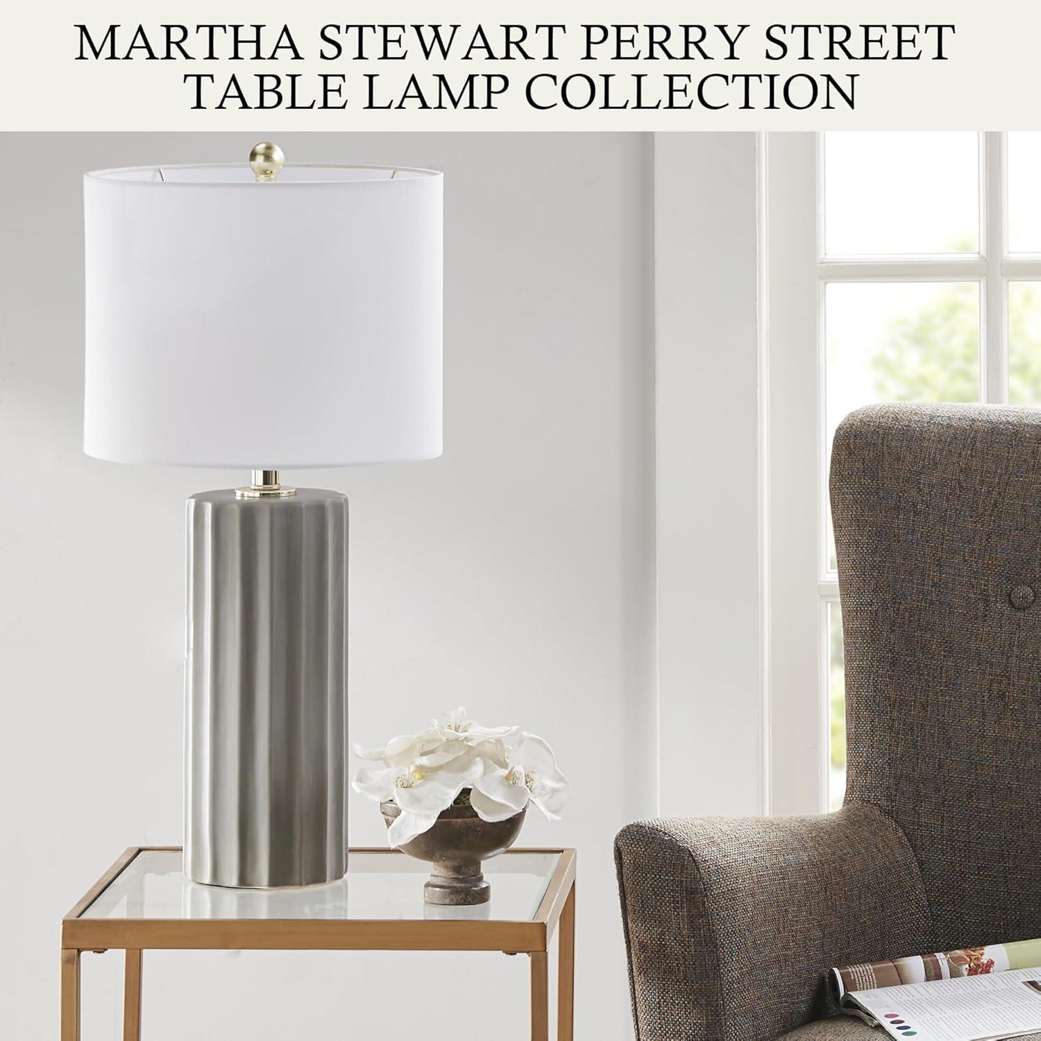 Martha Stewart Glendale Ribbed Ceramic Table Lamp