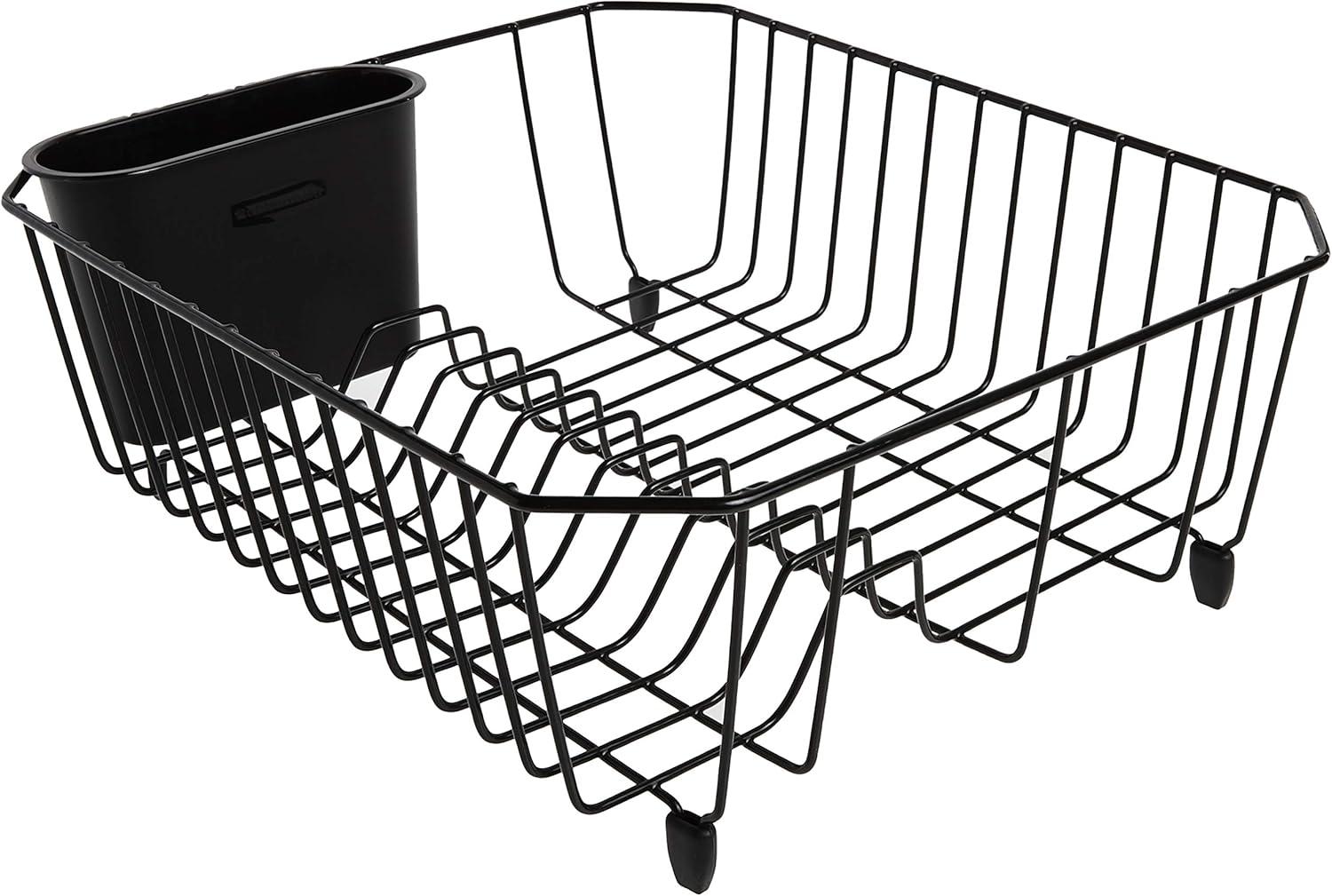 Panacea Steel Small Black Dish Drainer