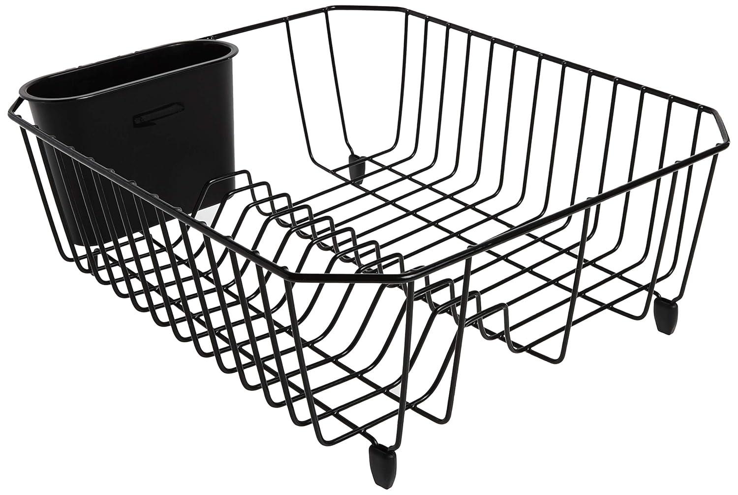 Panacea Steel Small Black Dish Drainer