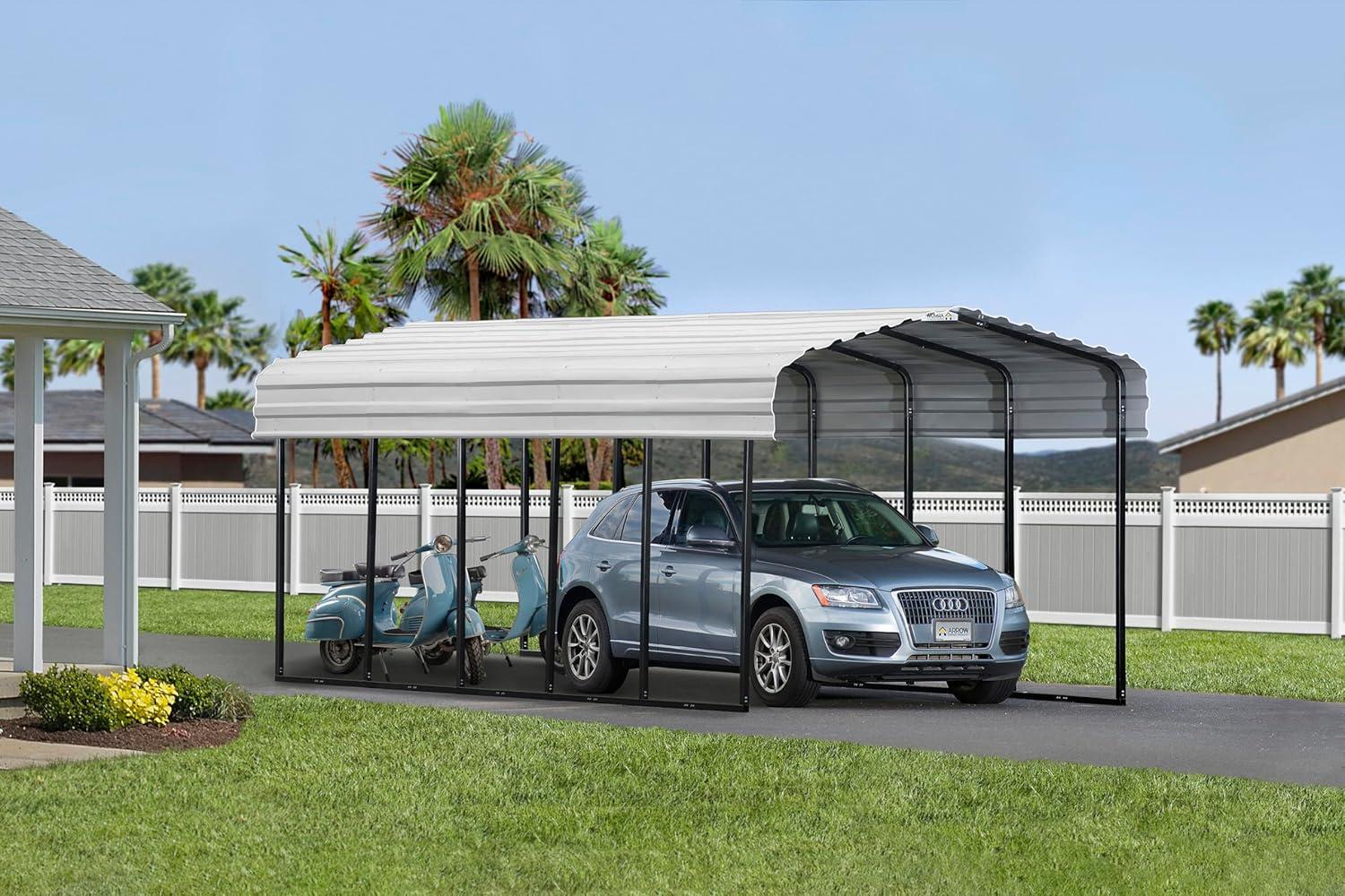 Arrow Arrow Carport, 12 ft. x 24 ft. x 9 ft.