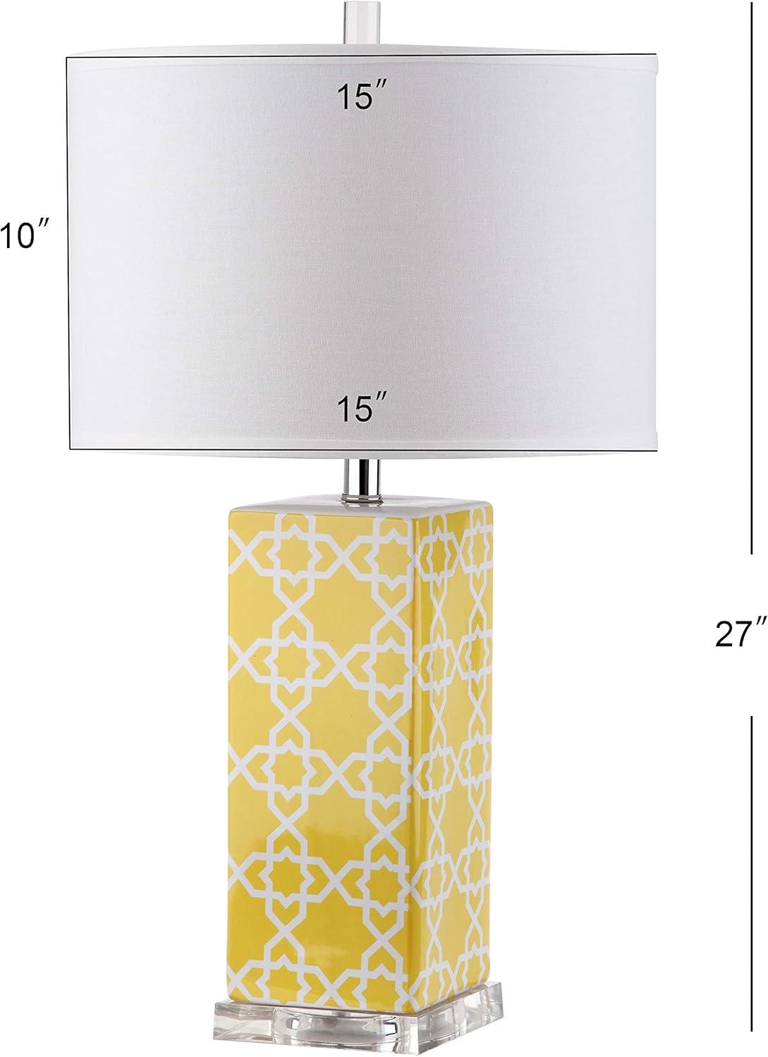 Quatrefoil Table Lamp (Set of 2) - Navy - Safavieh.