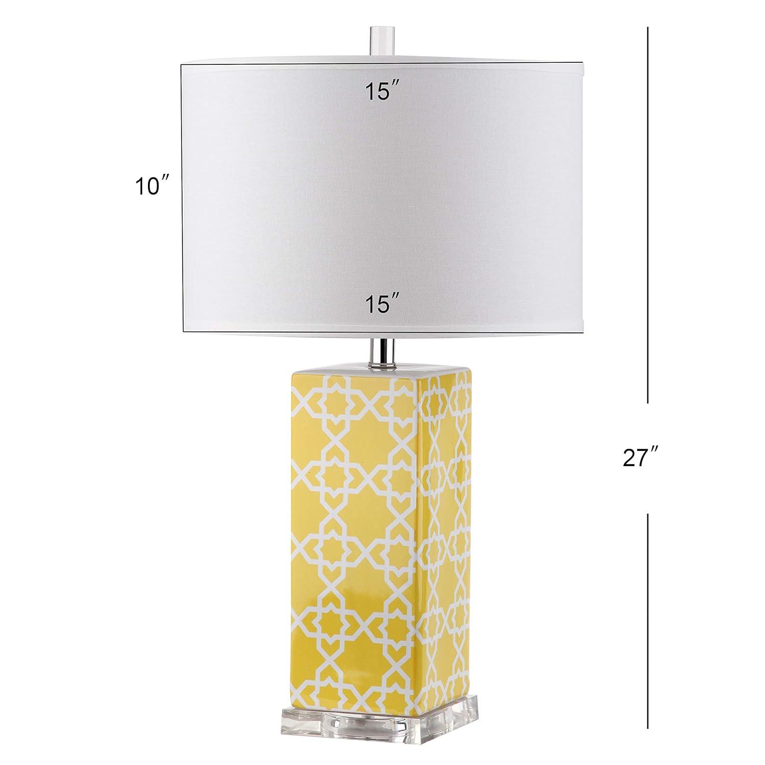 Quatrefoil Table Lamp (Set of 2) - Navy - Safavieh.