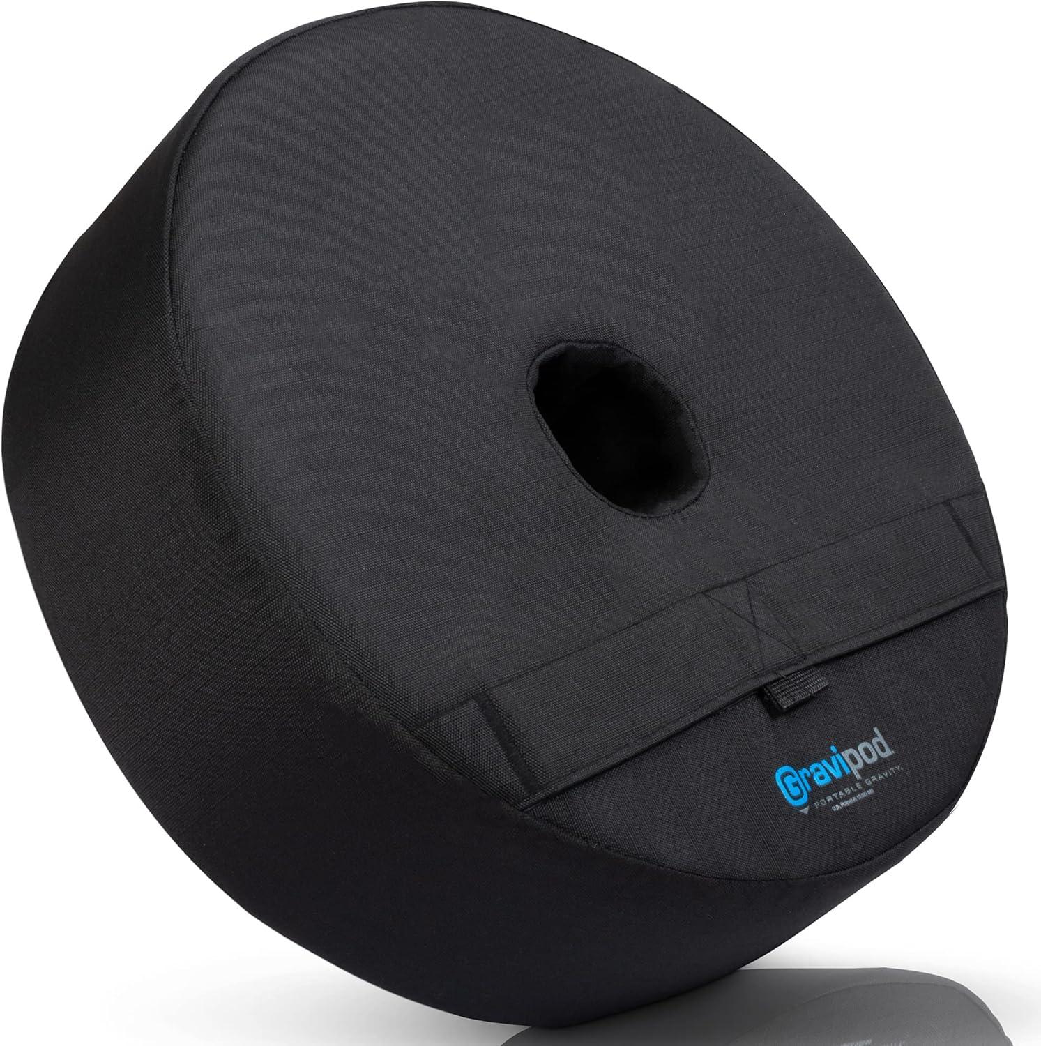 Gravipod Black 18" Round Umbrella Base Weight Bag