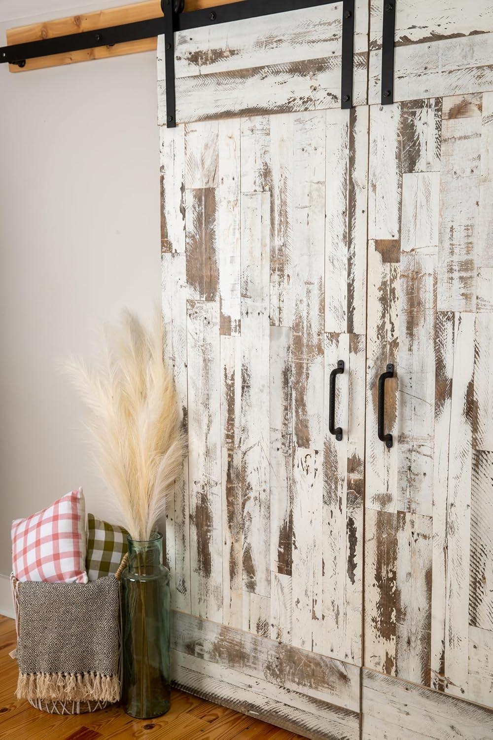 Barn Wood Wall Paneling in Brown