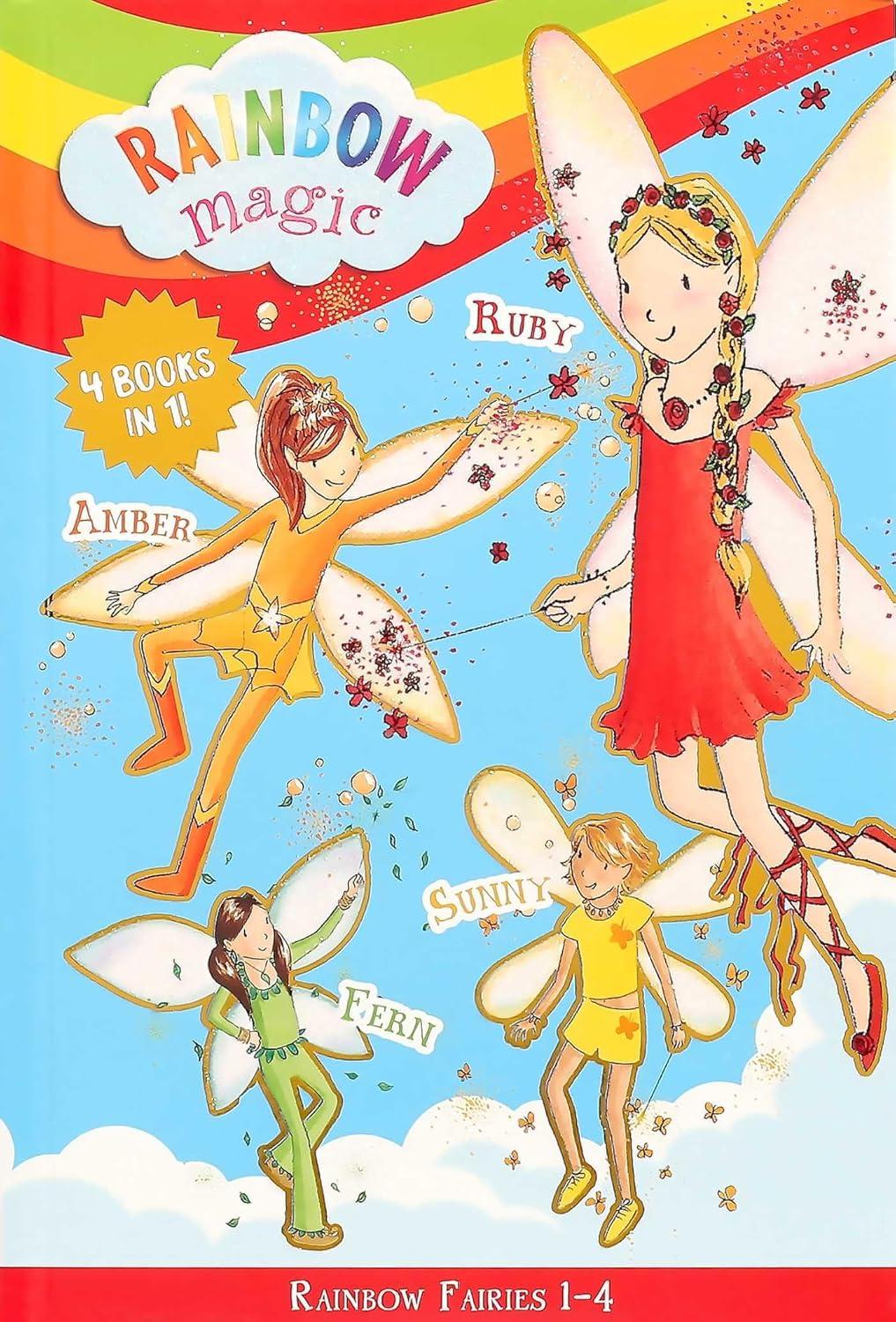 Rainbow Magic Rainbow Fairies: Books #1-4 - by  Daisy Meadows (Paperback)