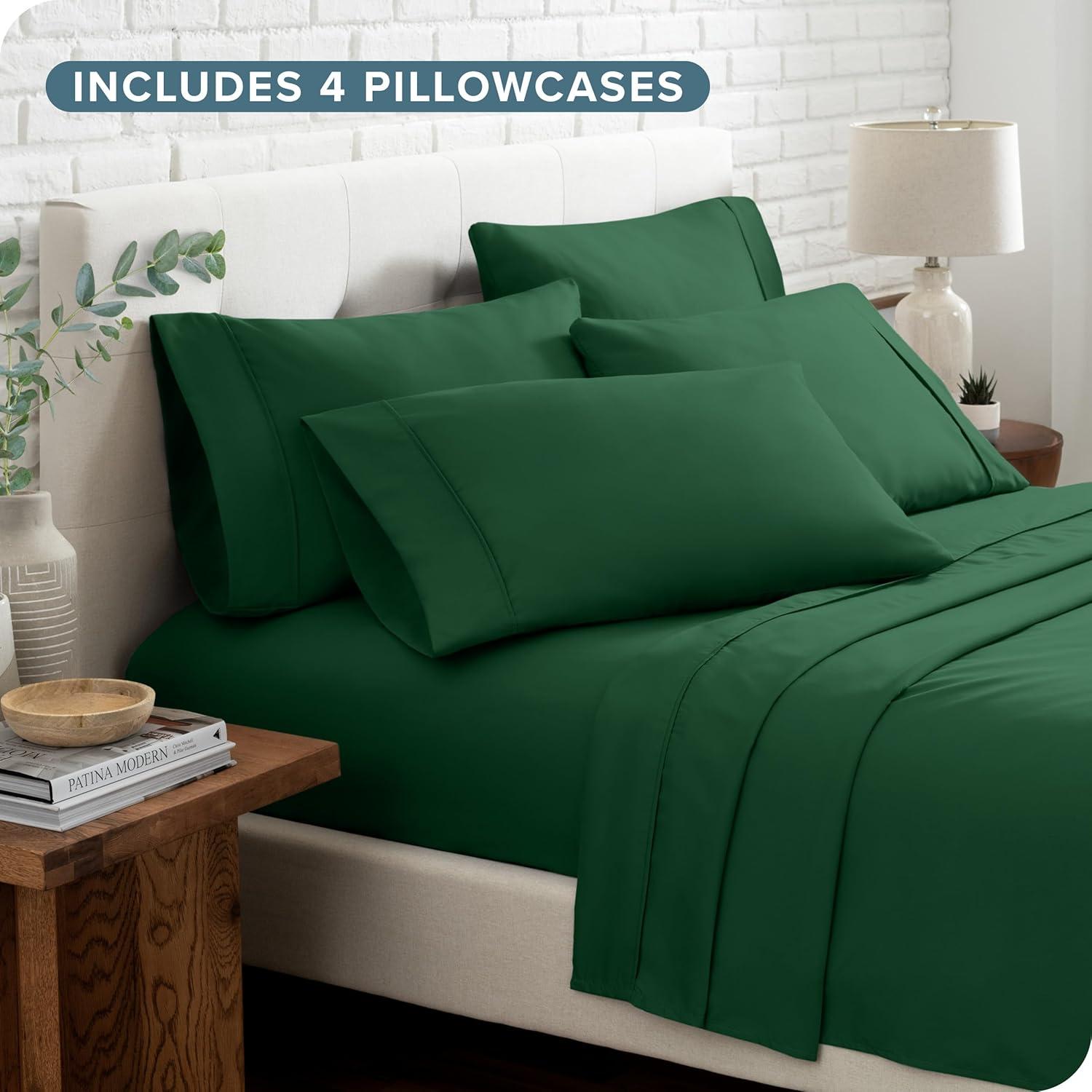 6pc Microfiber Sheet Set with Extra Pillowcases by Bare Home