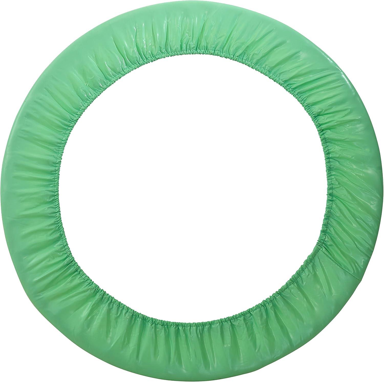 Machrus Upper Bounce Trampoline Spring Cover - Replacement Safety Pad for Trampolines Fits 38" Round Mini Rebounder Trampoline with 6 Legs - Green