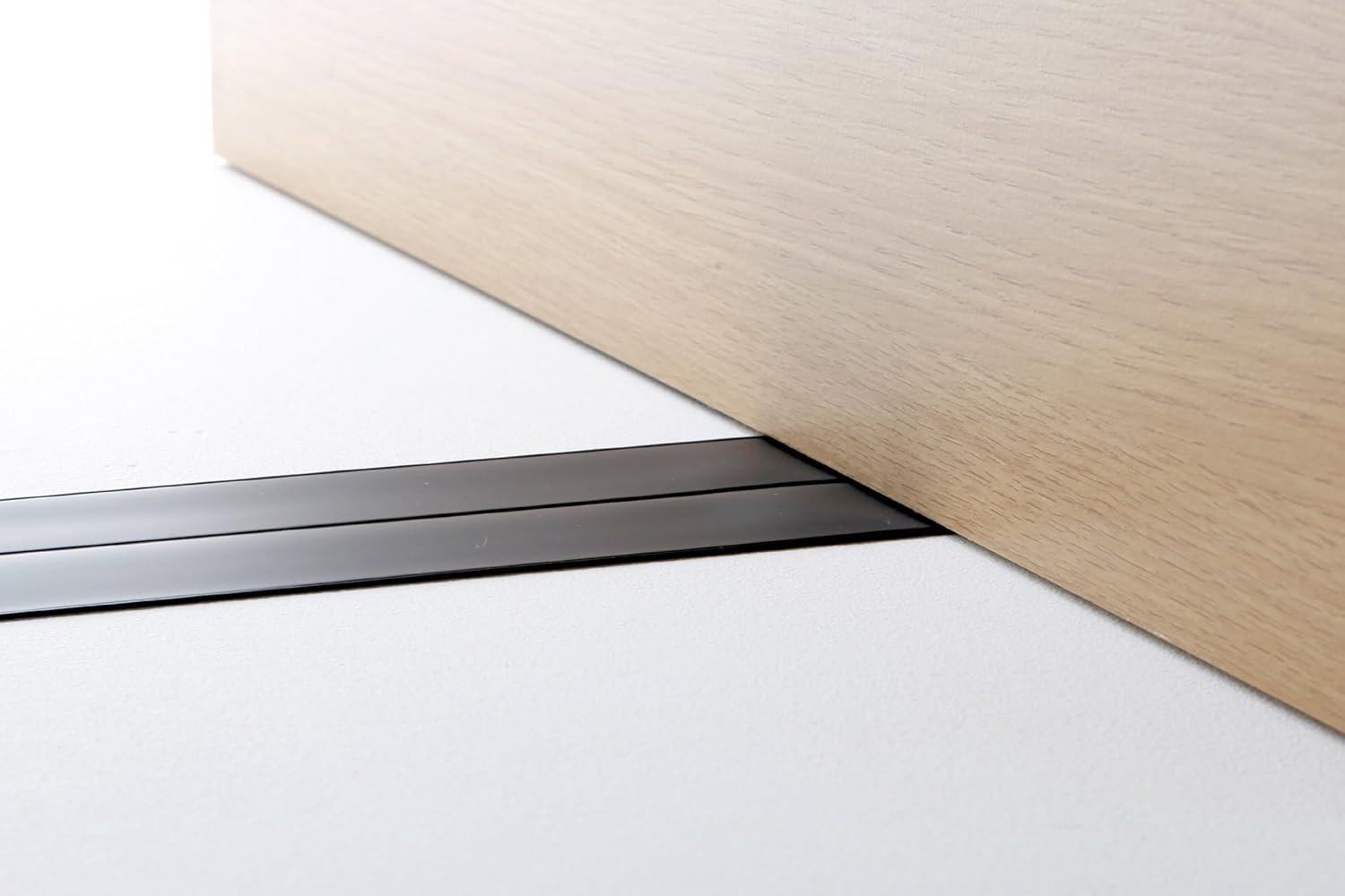 the thinnest extension (power) cord in the world 0.003-Inch Flat Code 9.84-Feet Black