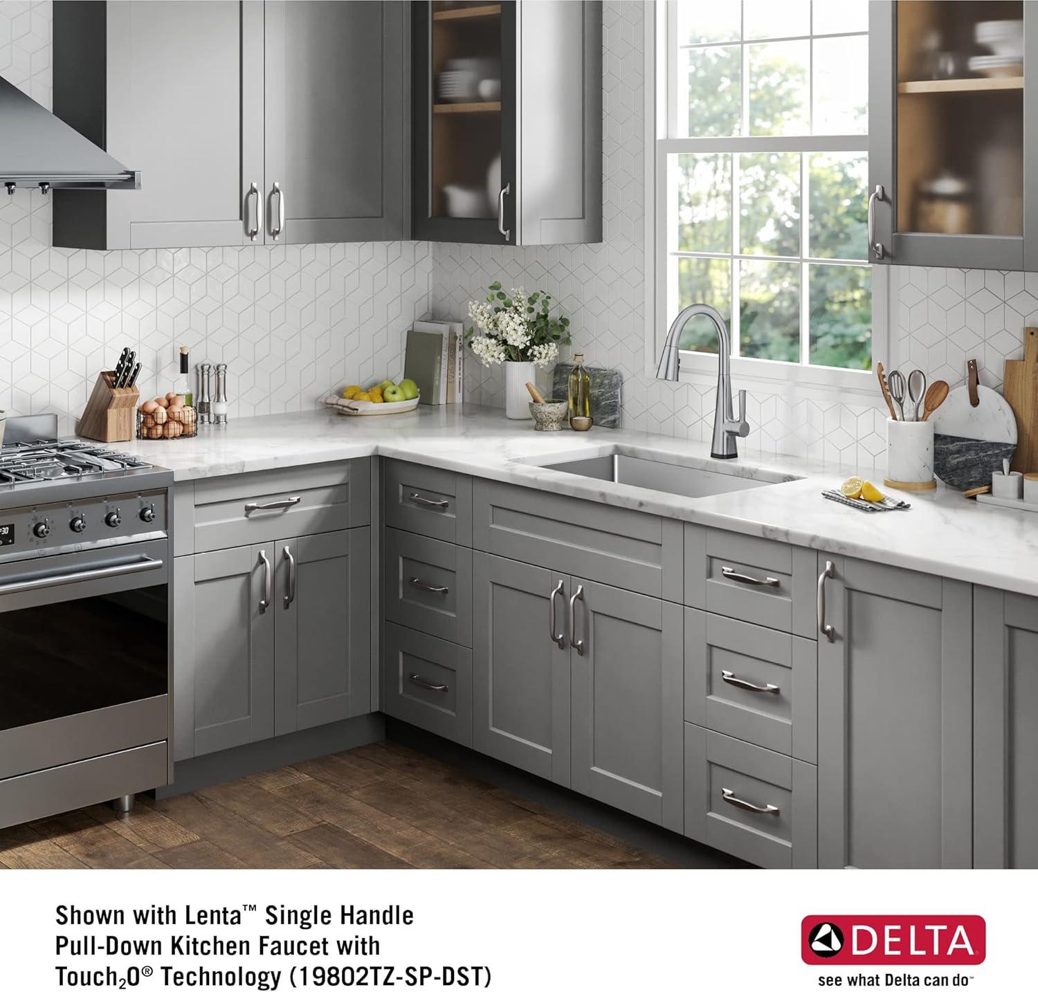 Delta Lenta™ Undermount 16 Gauge Stainless Steel Single Bowl Kitchen Sink with Accessories