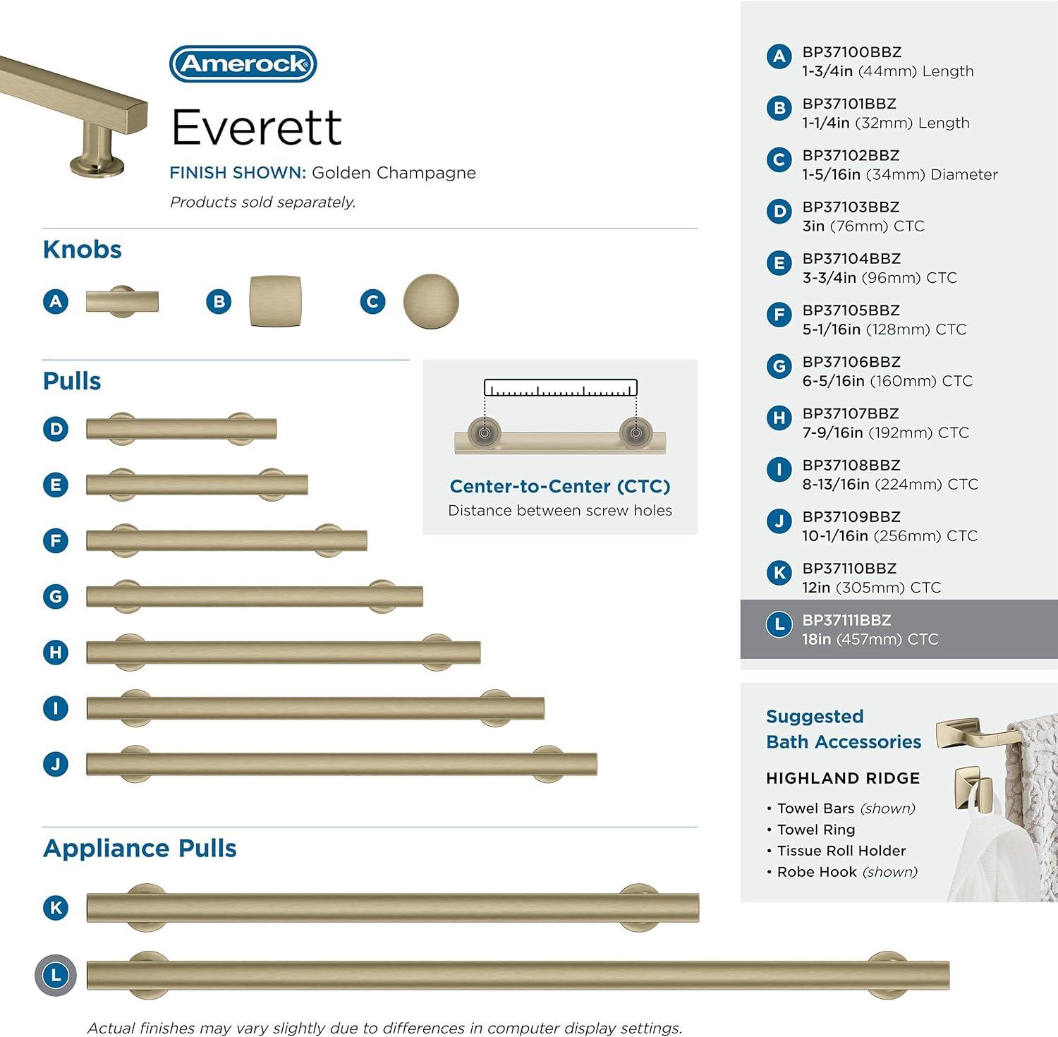 Amerock Everett Appliance Pull