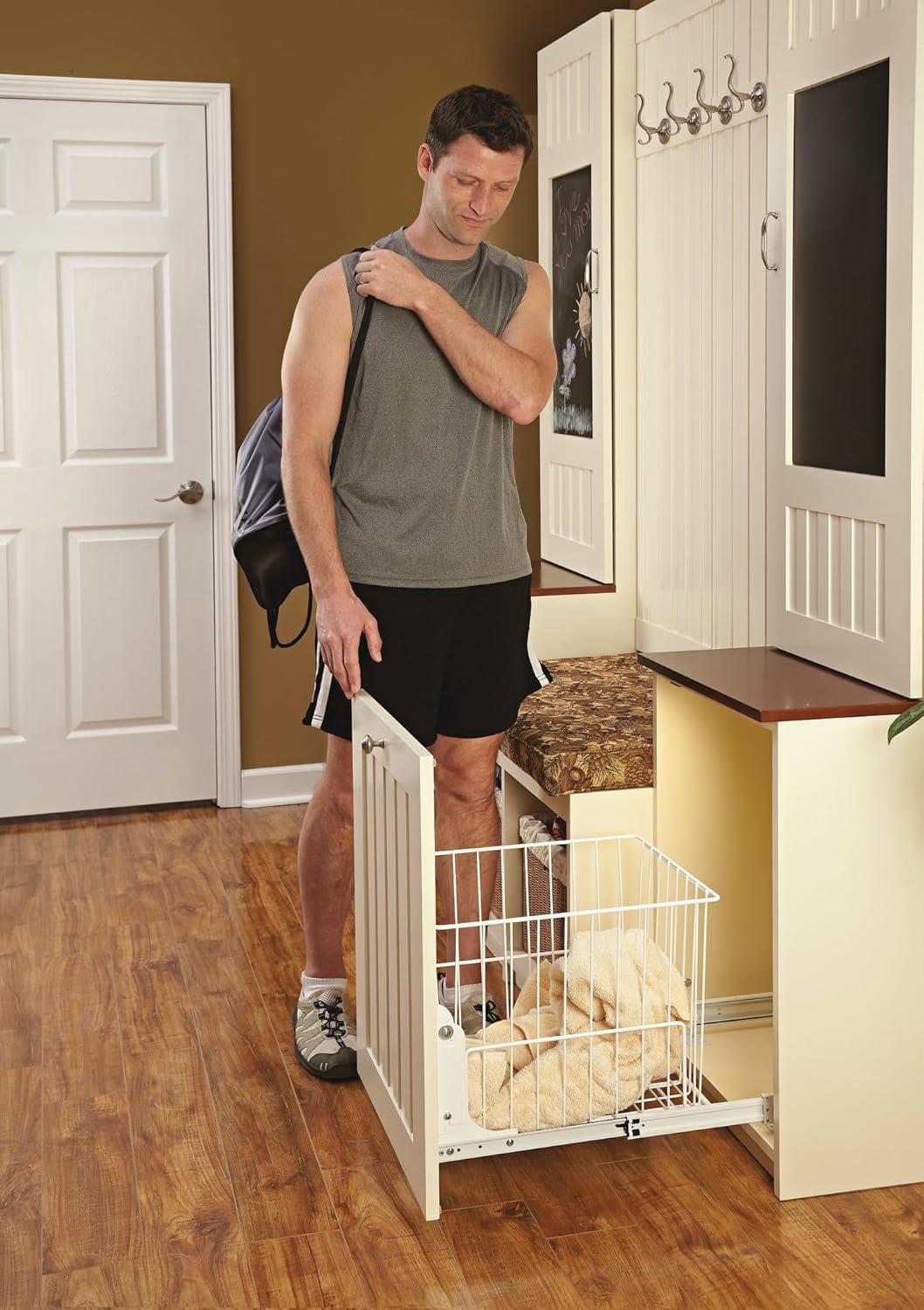 Rev-A-Shelf Rev-A-Shelf Steel Wire Pull Out Hamper for Vanity/Closet Applications