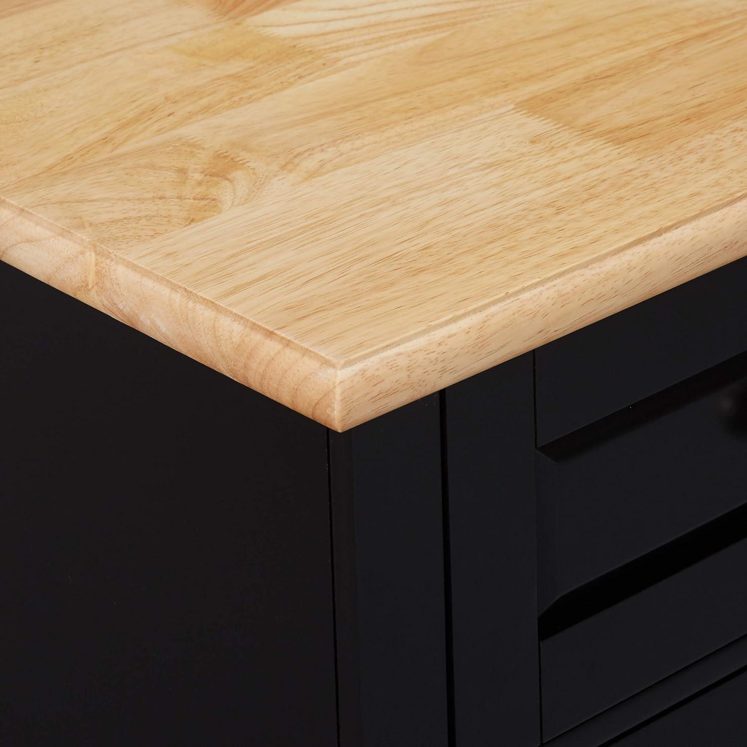 Kings Brand Furniture Wine Rack Sideboard Buffet Server Console Table With Storage, Black