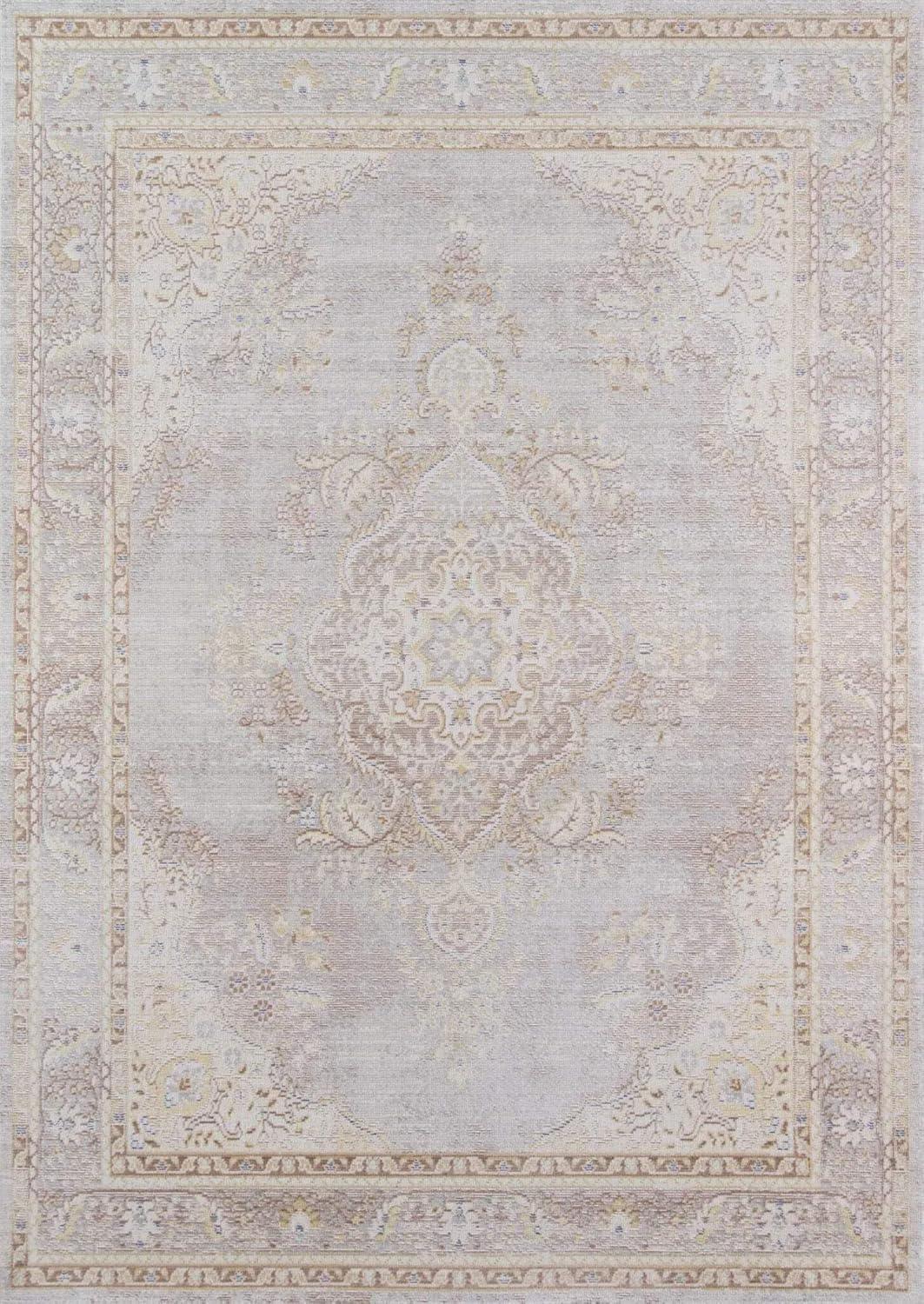 Isabella Charli Medallion Loomed Accent Rug - Momeni