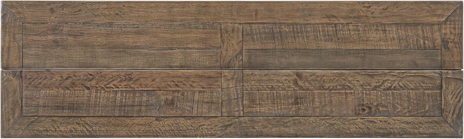 Martin Svensson Home Napa Solid Wood Flip Top Sofa Table Reclaimed Natural Brown