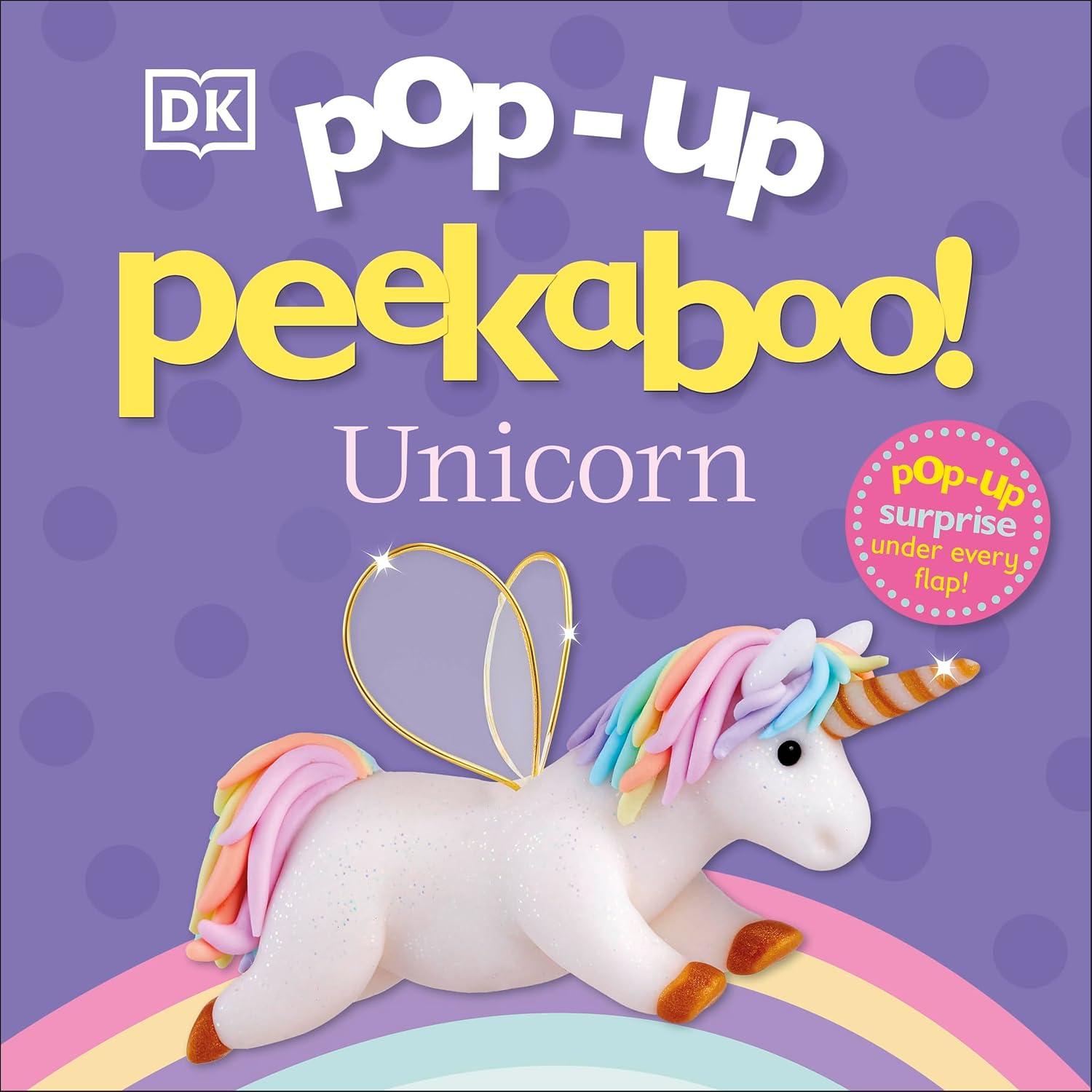 Interactive Pop-Up Unicorn Board Book for Toddlers