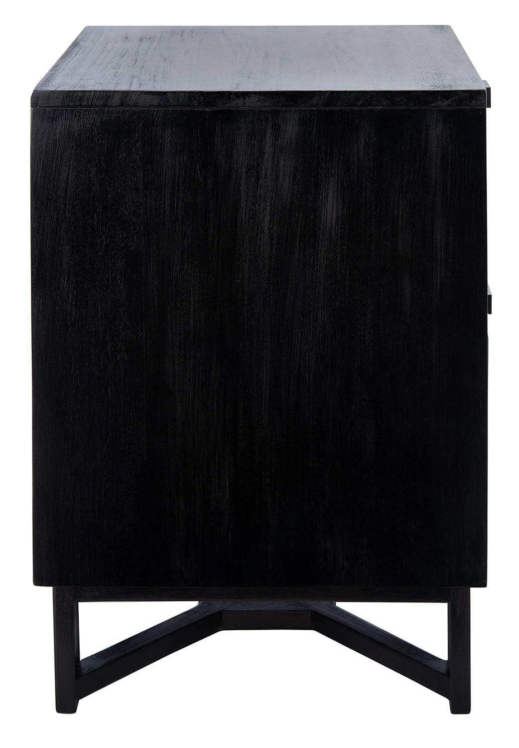 SAFAVIEH Hedwig Coastal 2 Drawer Nightstand, Natural