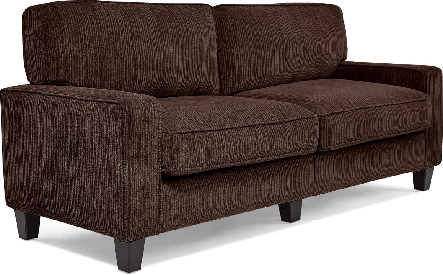 Serta Palisades Upholstered Tool-Free Assembly Straight Arm 78" Sofa for Living Room