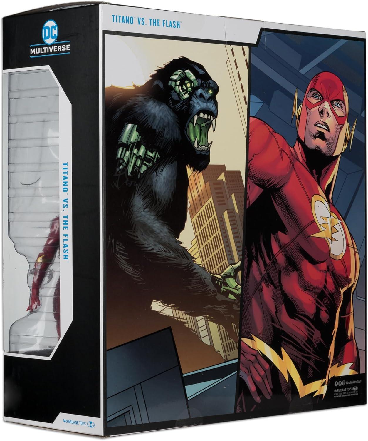 Titano vs The Flash (DC Multiverse) 2-Pack 7" Figure - McFarlane Toys