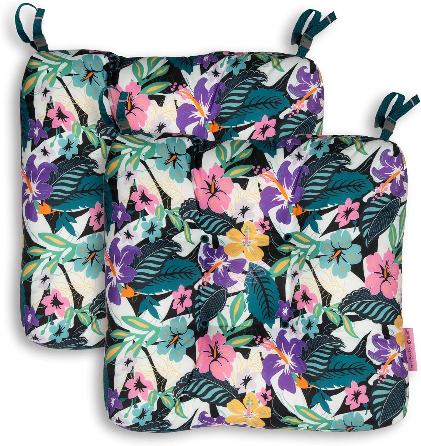 Vera Bradley by Classic Accessories Water-Resistant Patio Chair Cushions