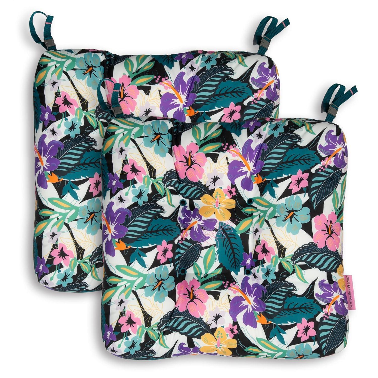 Vera Bradley by Classic Accessories Water-Resistant Patio Chair Cushions